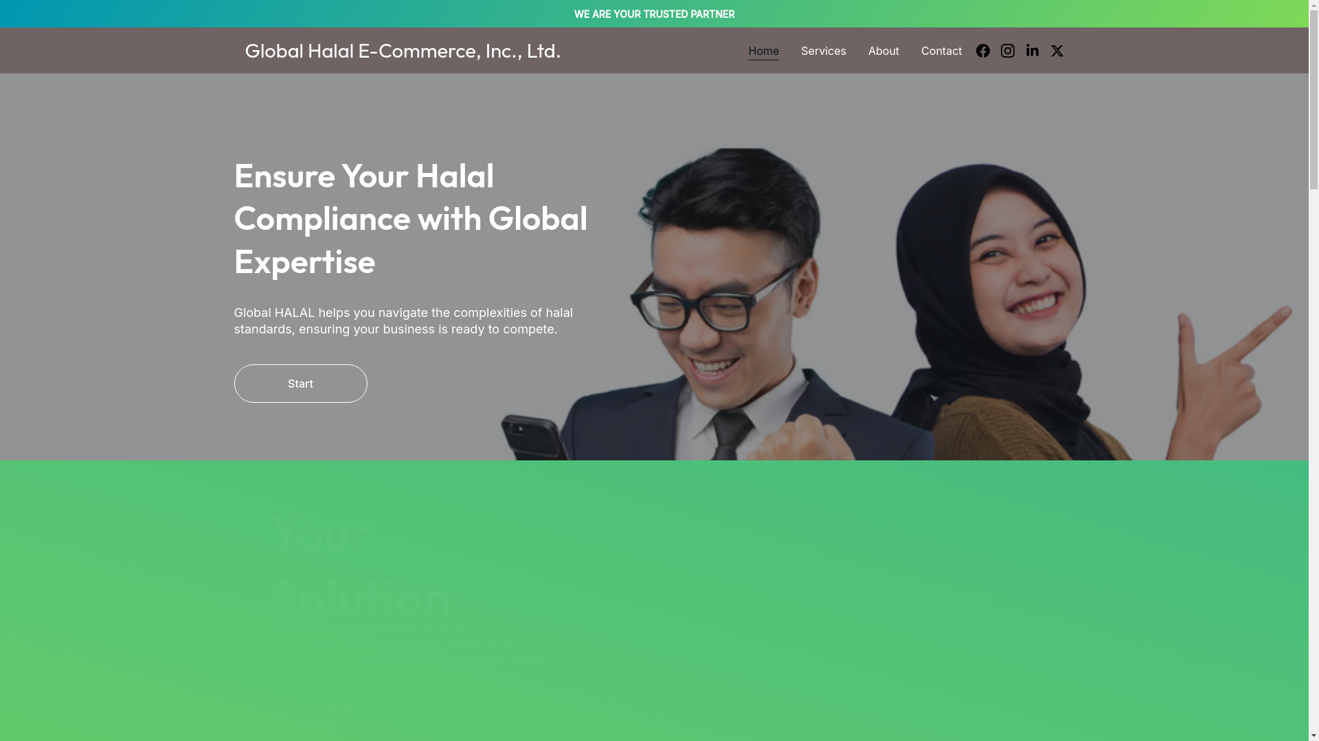 website screenshot of https://globalhalaltaiwan.com/