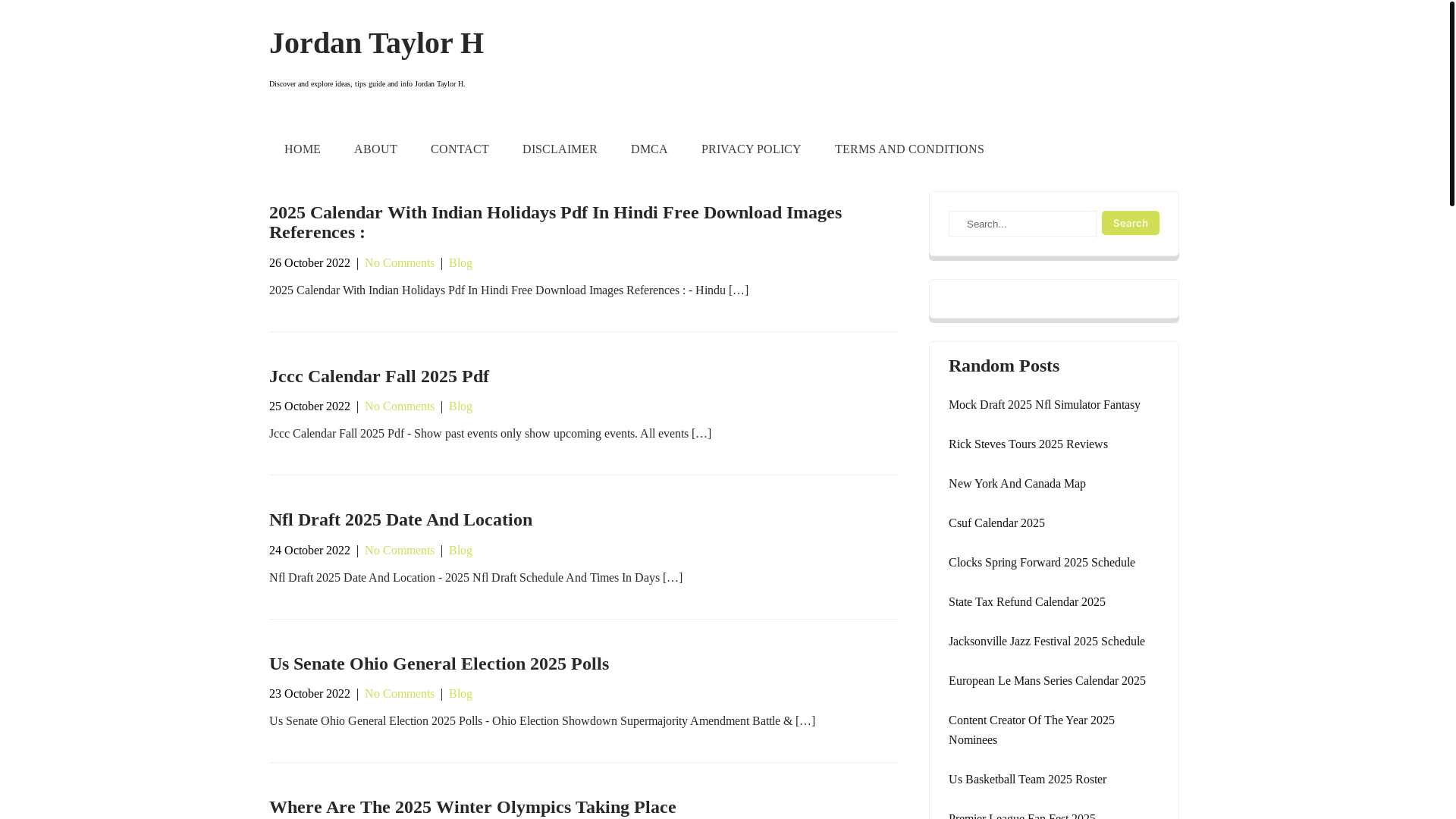 website screenshot of https://jordantaylorh.pages.dev/