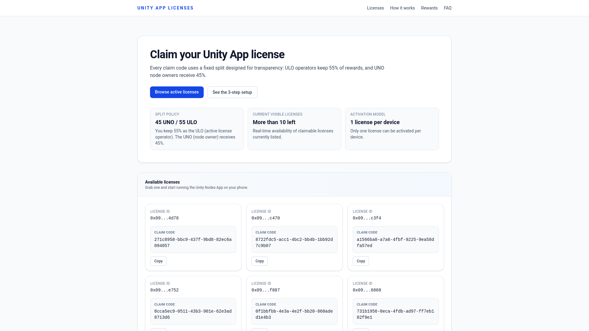 website screenshot of https://unityapplicense.pages.dev/