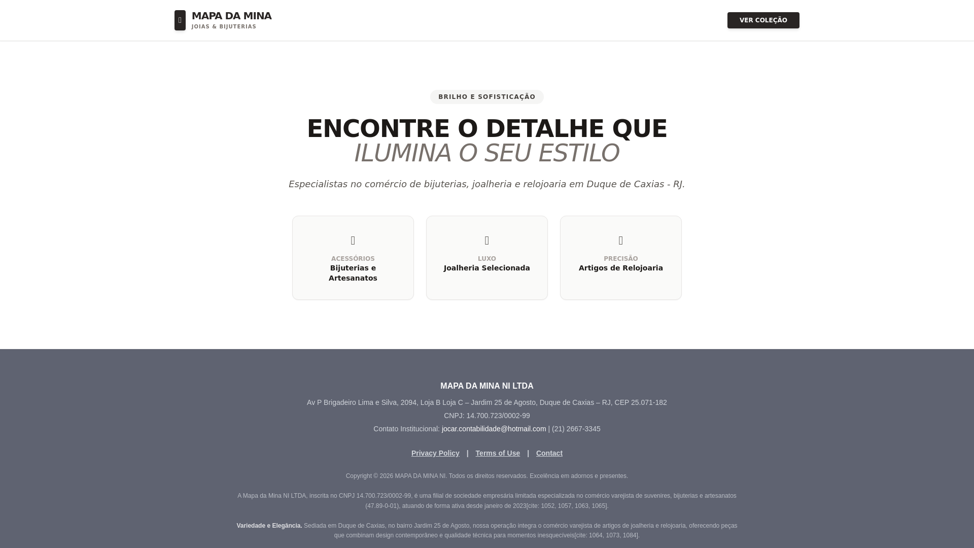 website screenshot of https://pablomendes.shop