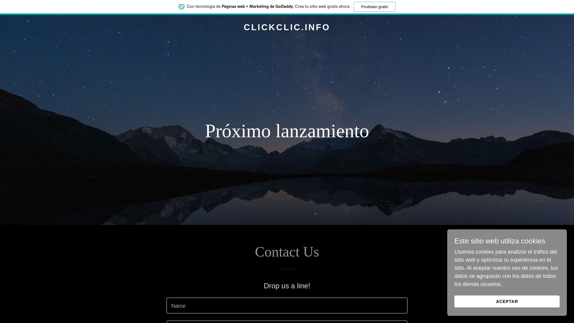 website screenshot of https://clickclic.info/