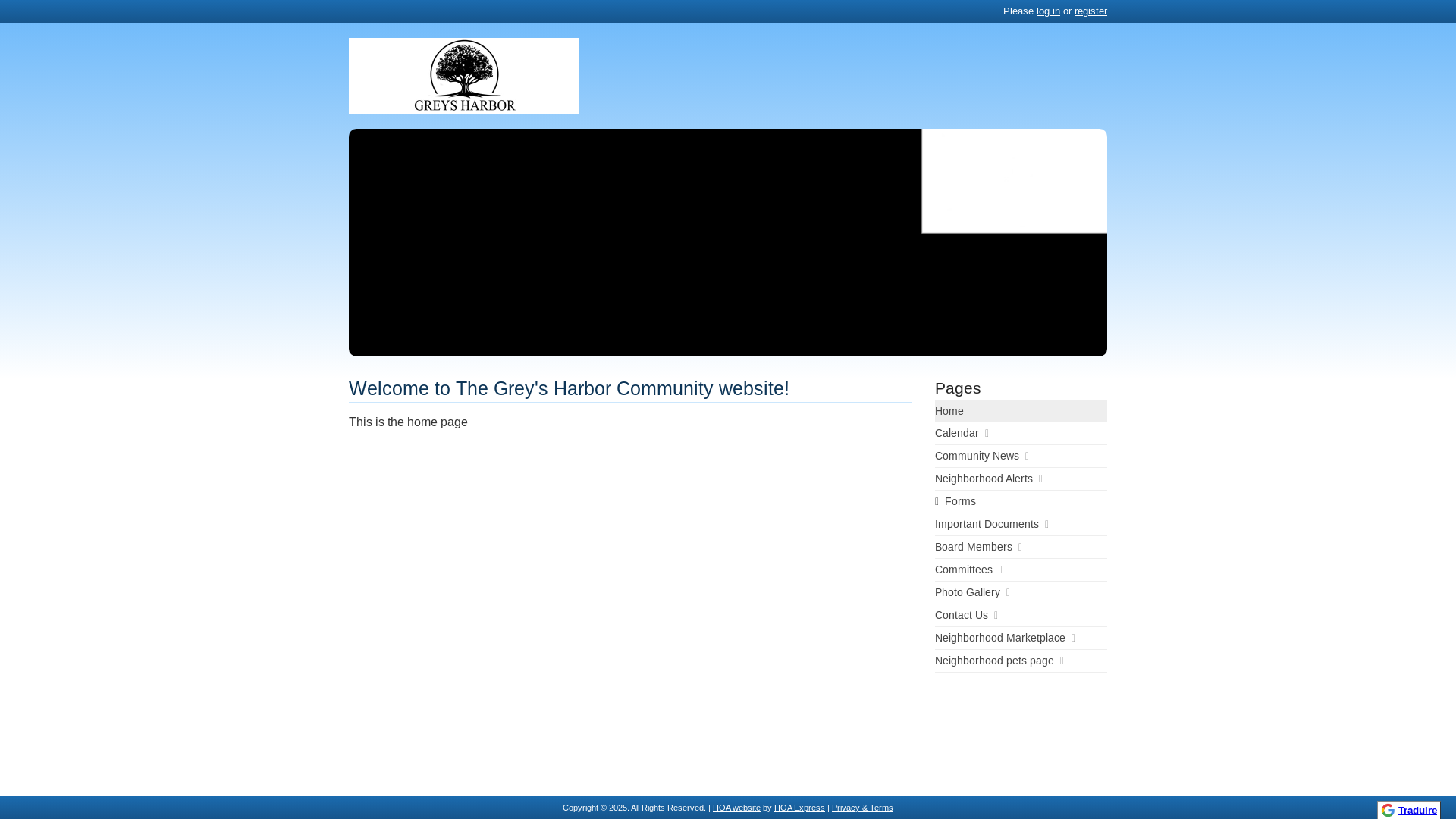 website screenshot of https://greysharborcommunity.com/