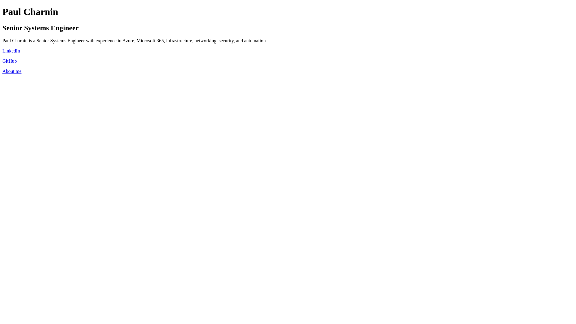 website screenshot of https://paulcharnin-site.pages.dev/