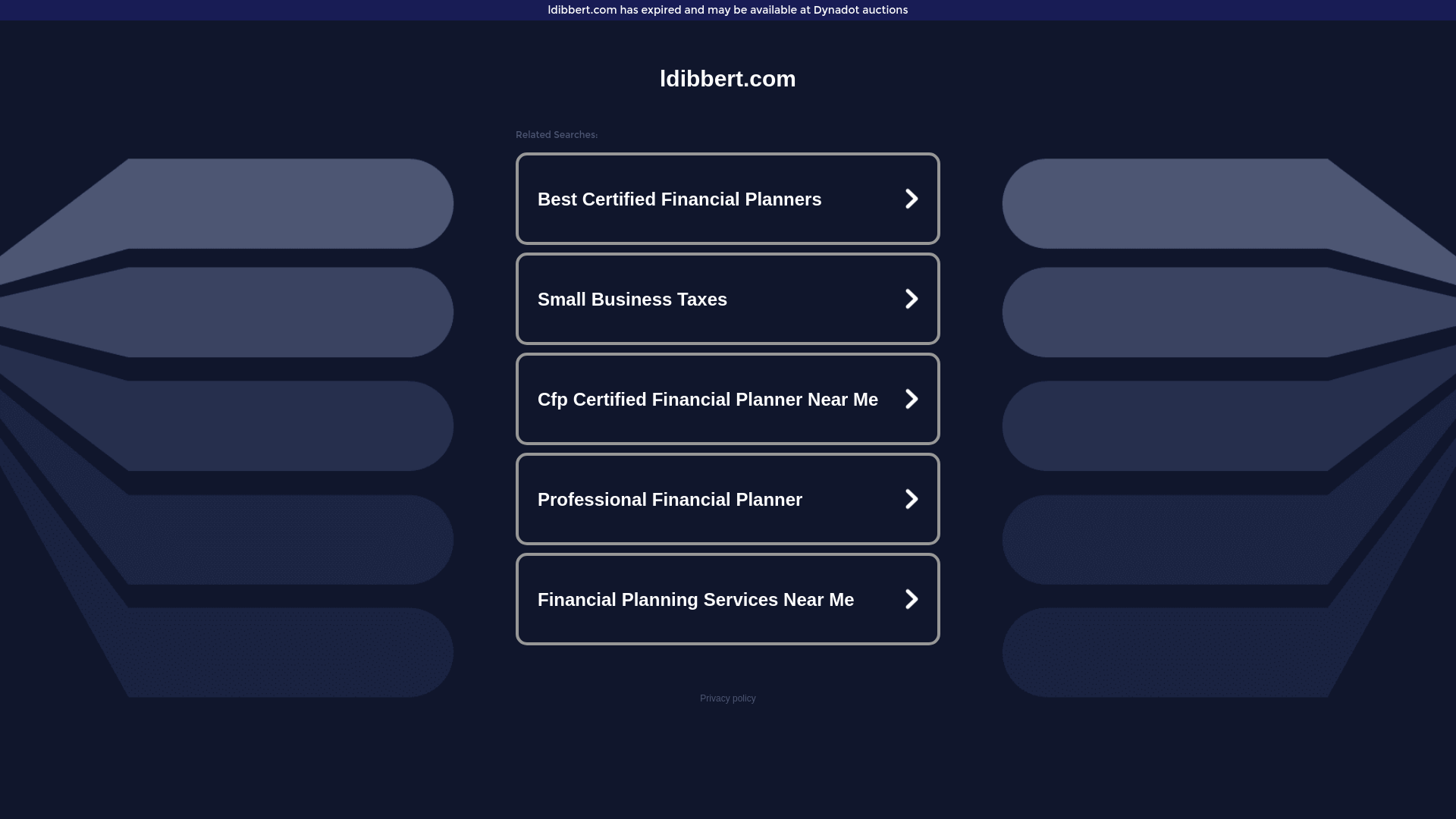 website screenshot of https://odtayl.ldibbert.com