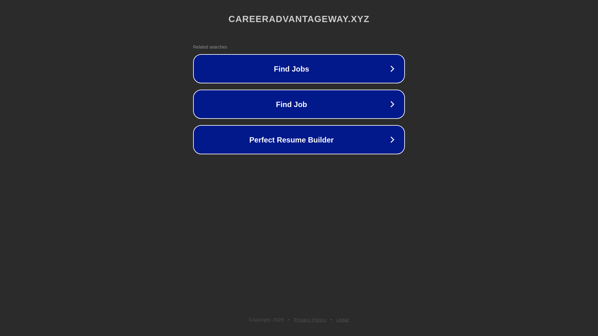 website screenshot of https://careeradvantageway.xyz/