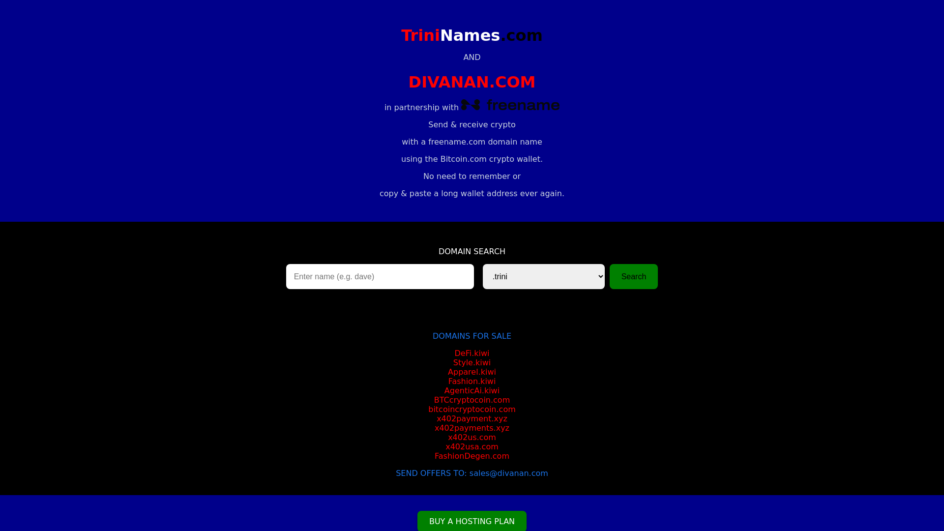 website screenshot of https://x402payments.xyz