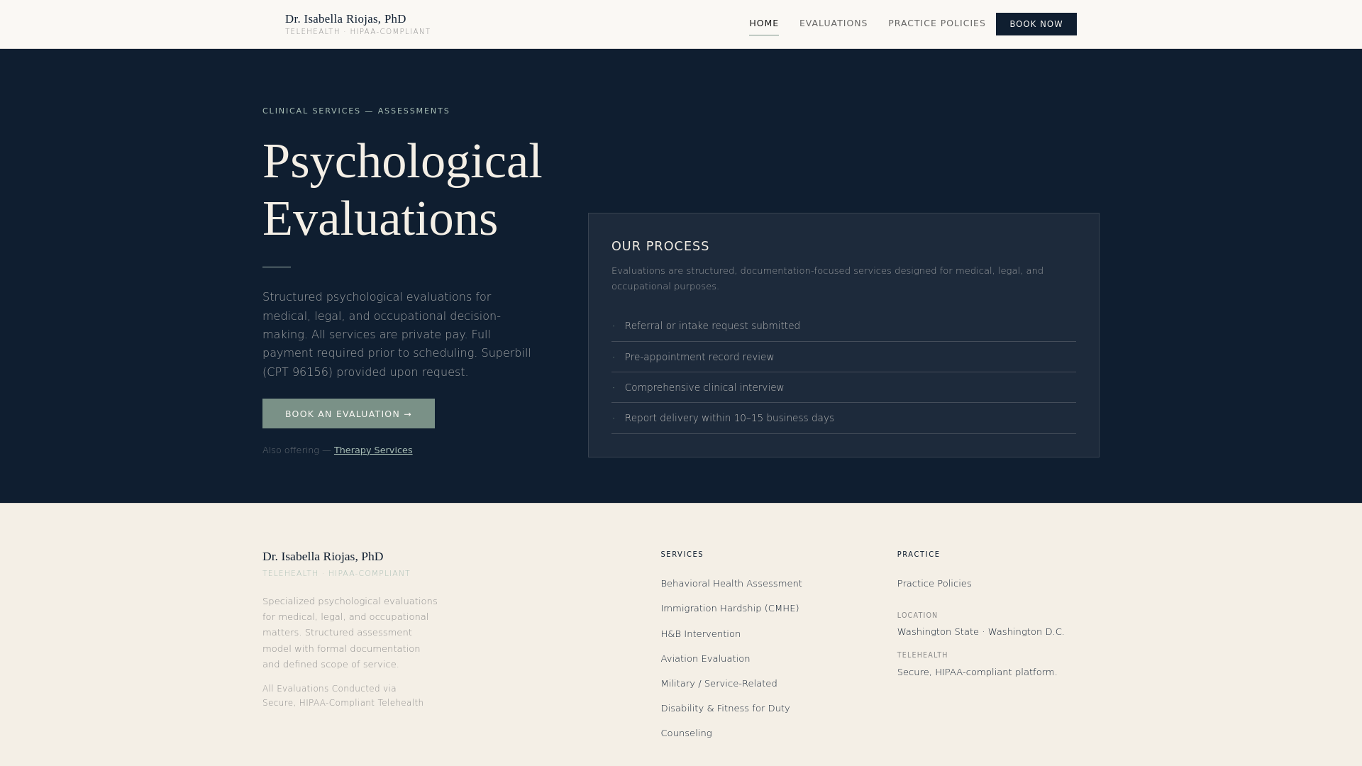 website screenshot of https://drisabellanet.pages.dev/