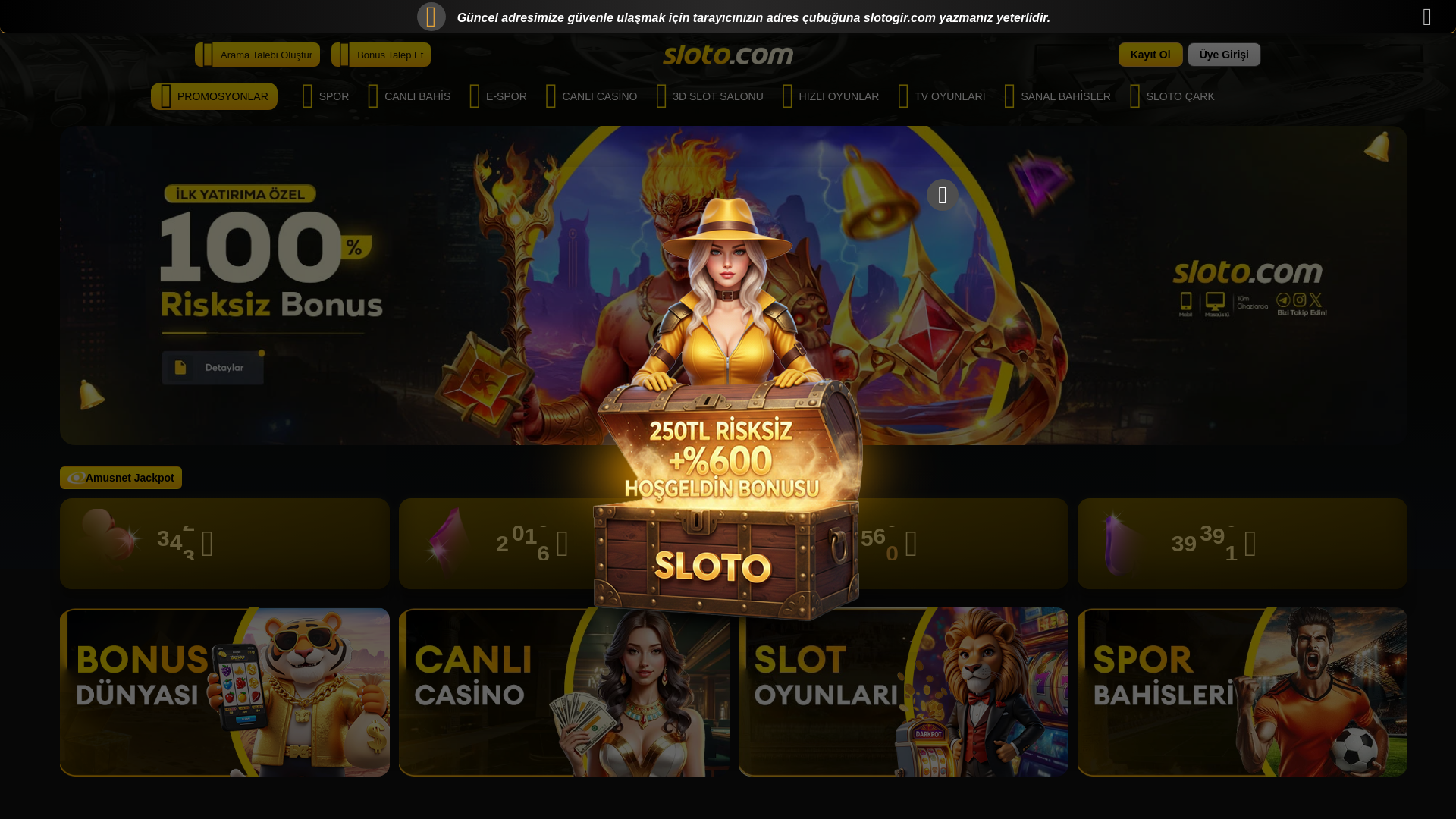 website screenshot of https://sloto369.com/