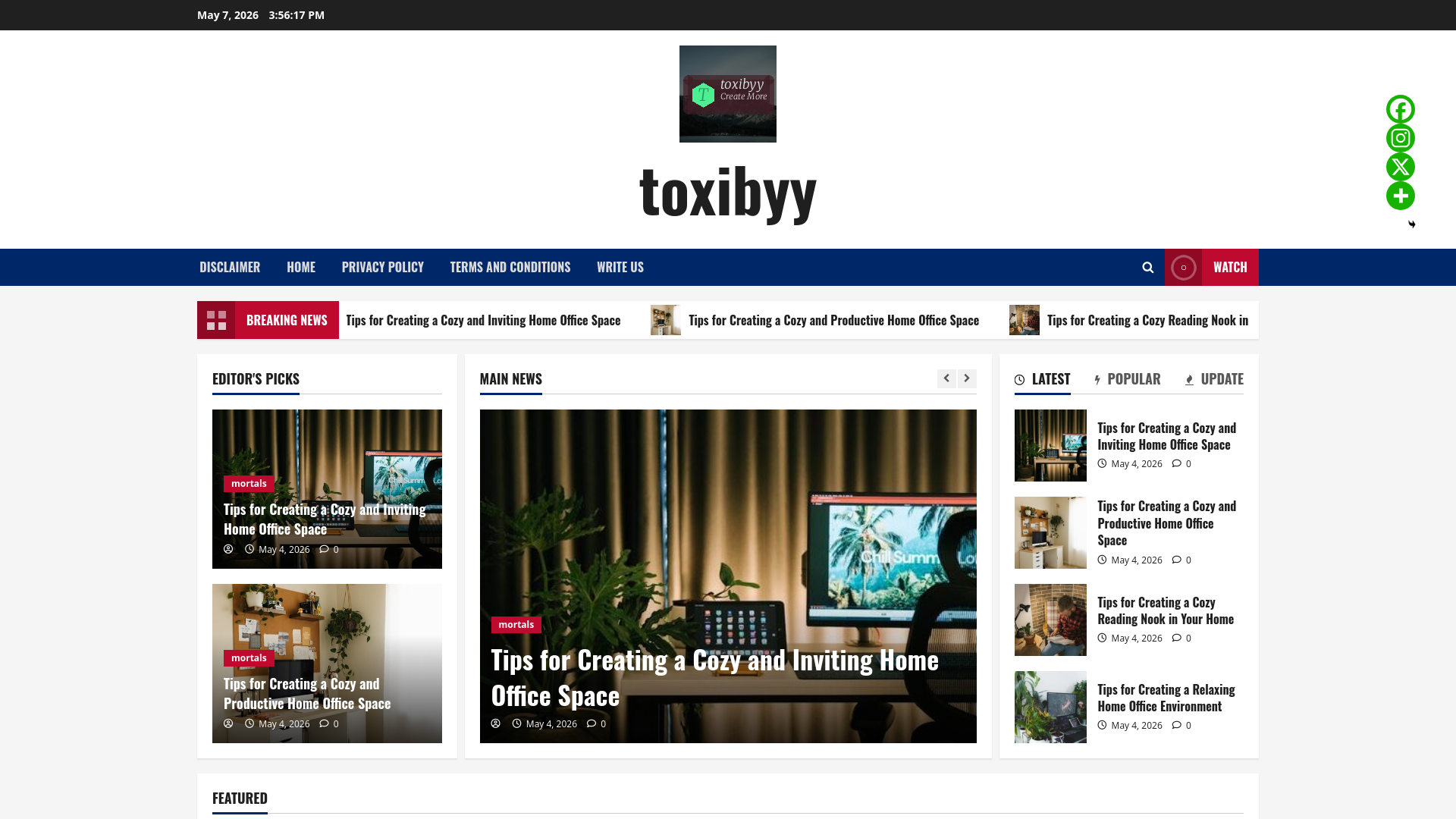 website screenshot of https://toxibyy.com