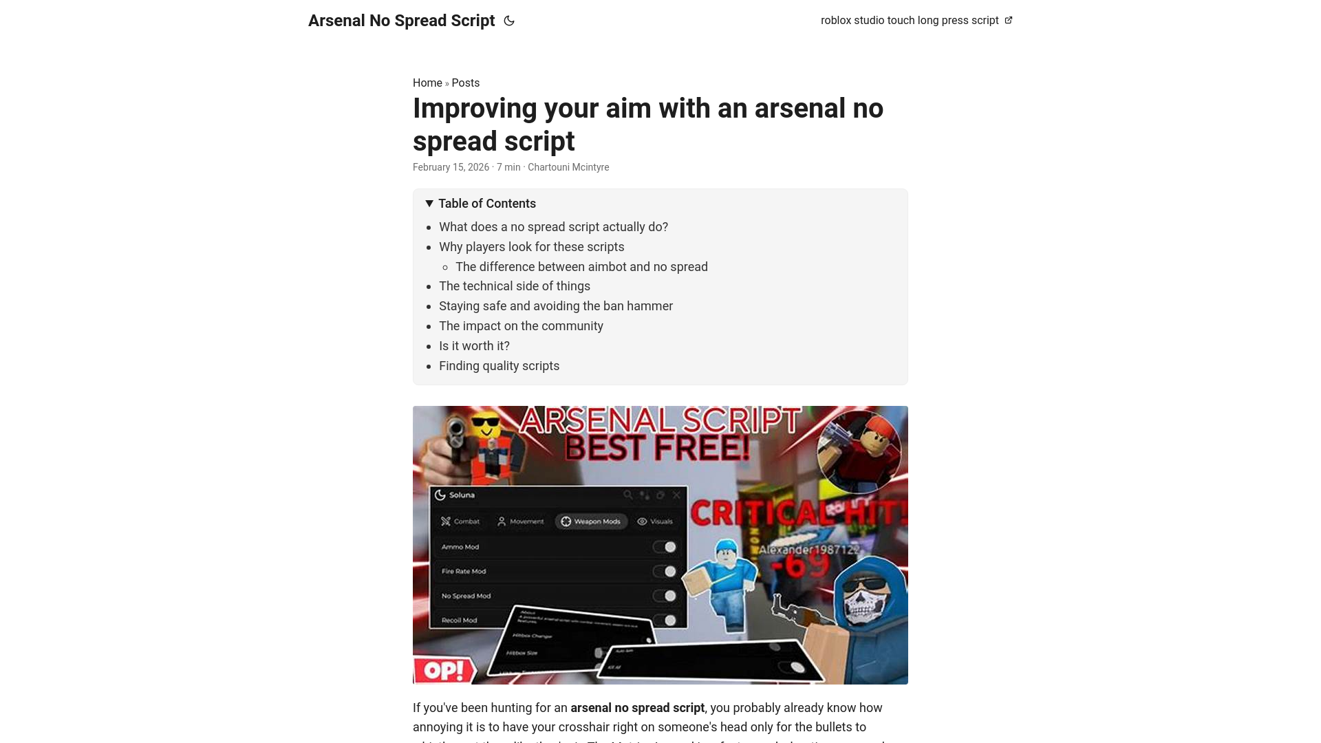 website screenshot of https://arsenal-no-spread-script.pages.dev/