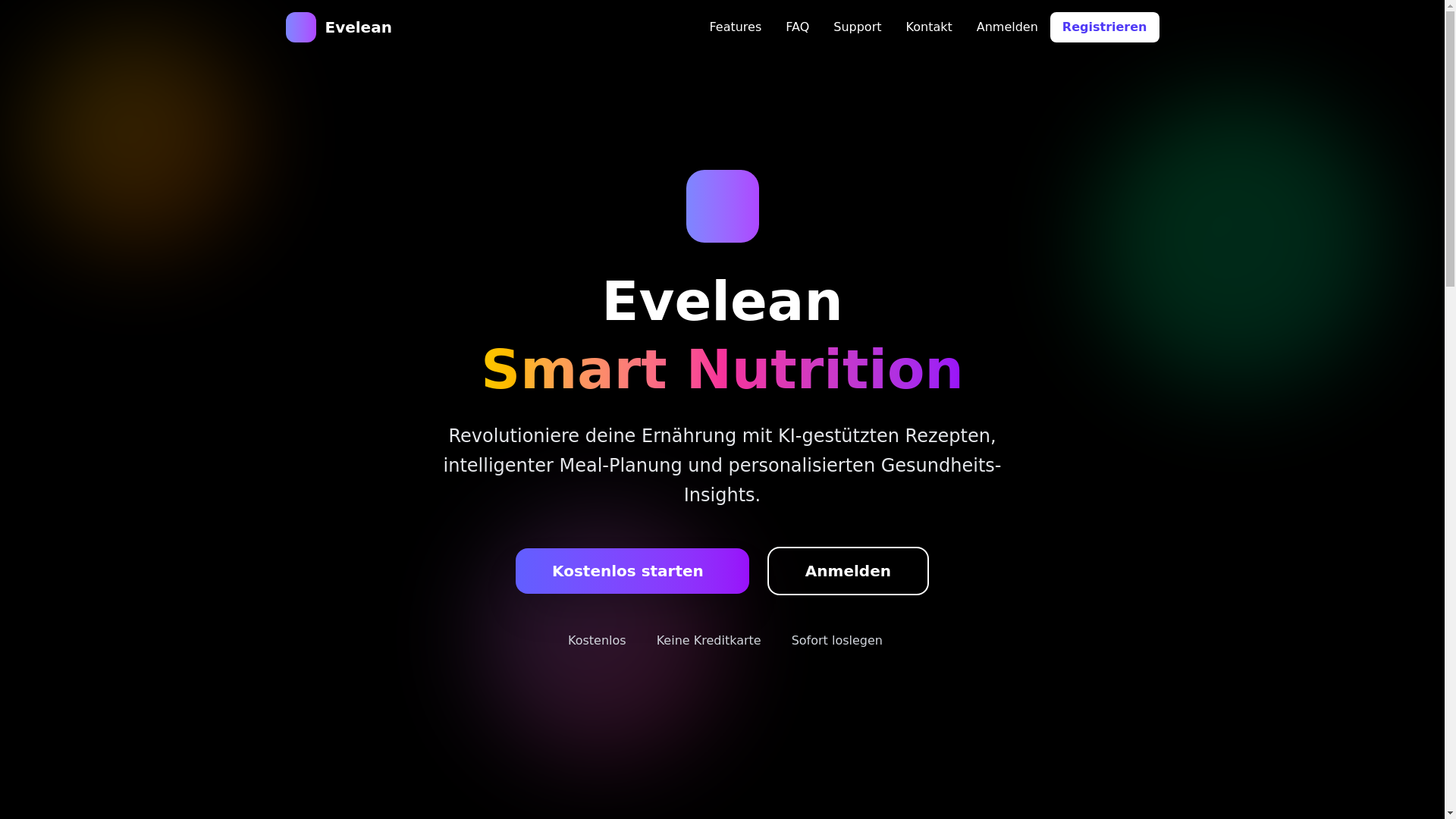 website screenshot of https://evelean.de/
