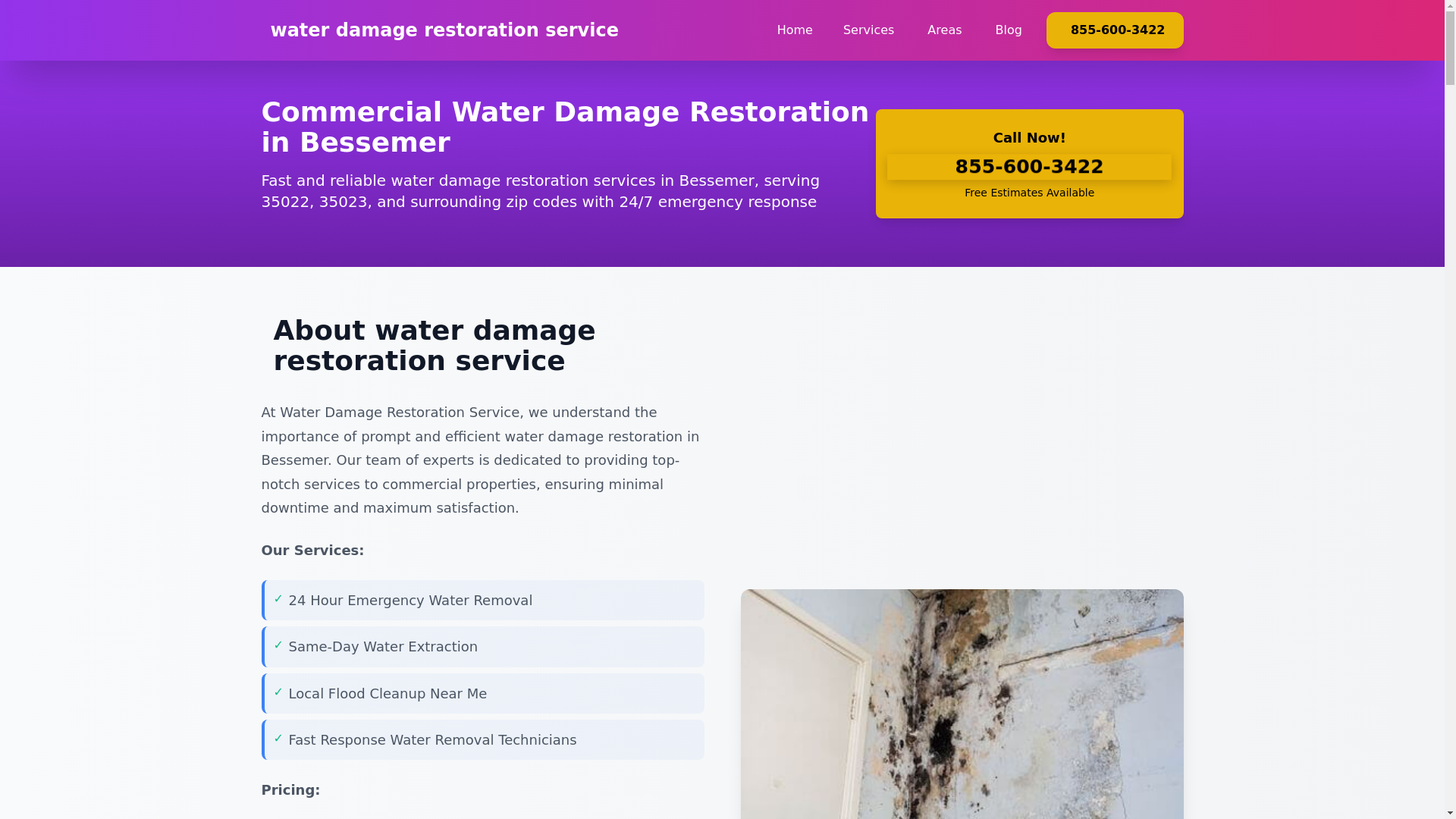 website screenshot of https://commercial-water-damage-bessemer.pages.dev/