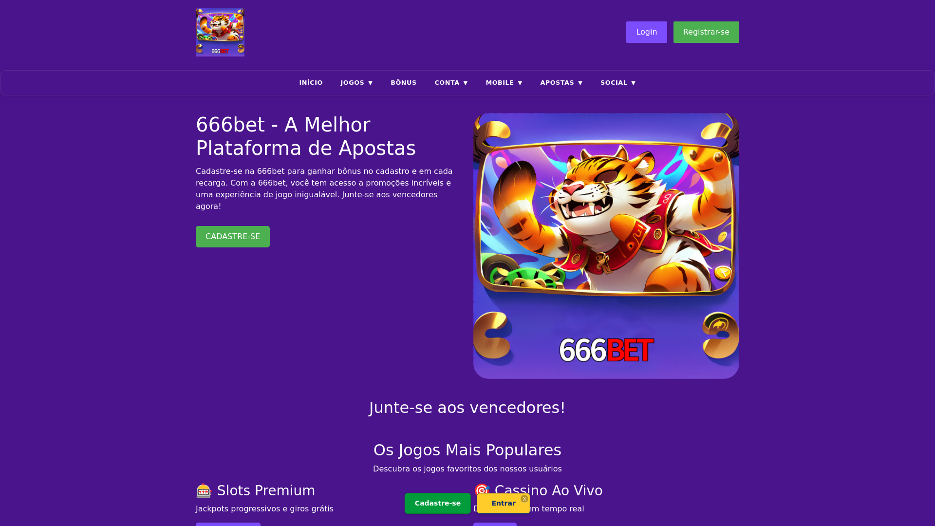 website screenshot of https://666betah.com