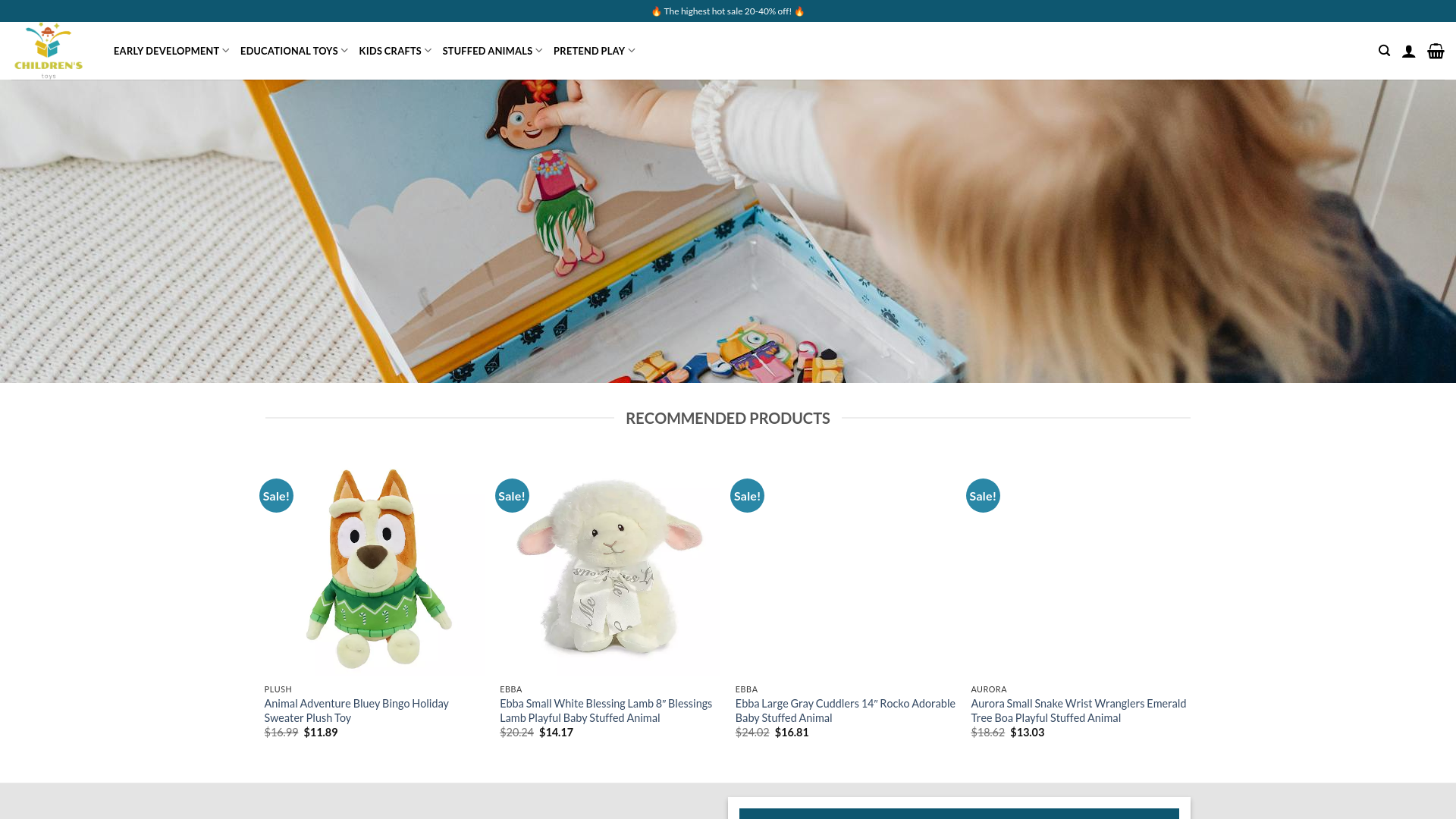 website screenshot of https://learningplaytoys.com/