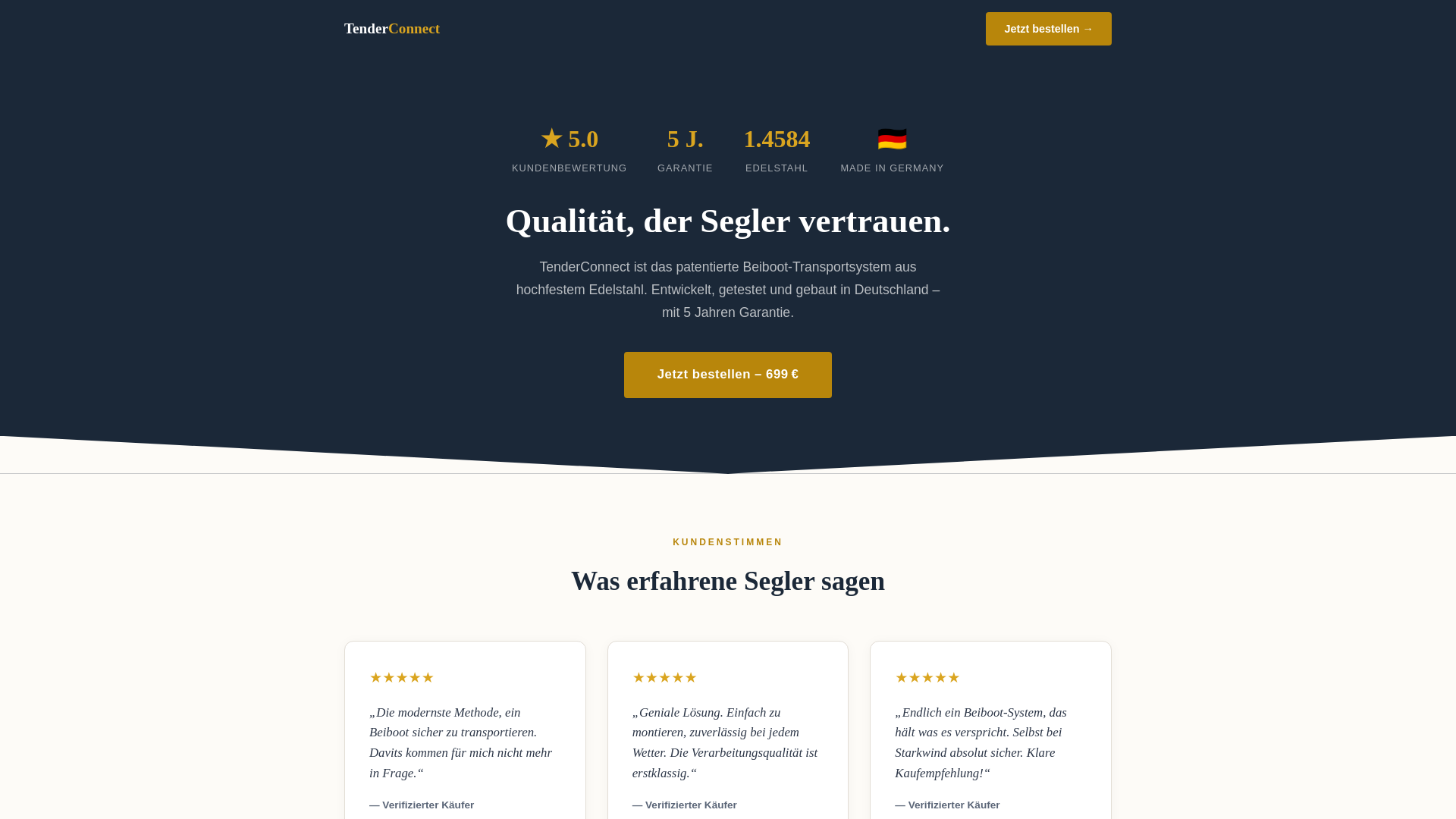 website screenshot of https://tender-transport.eu