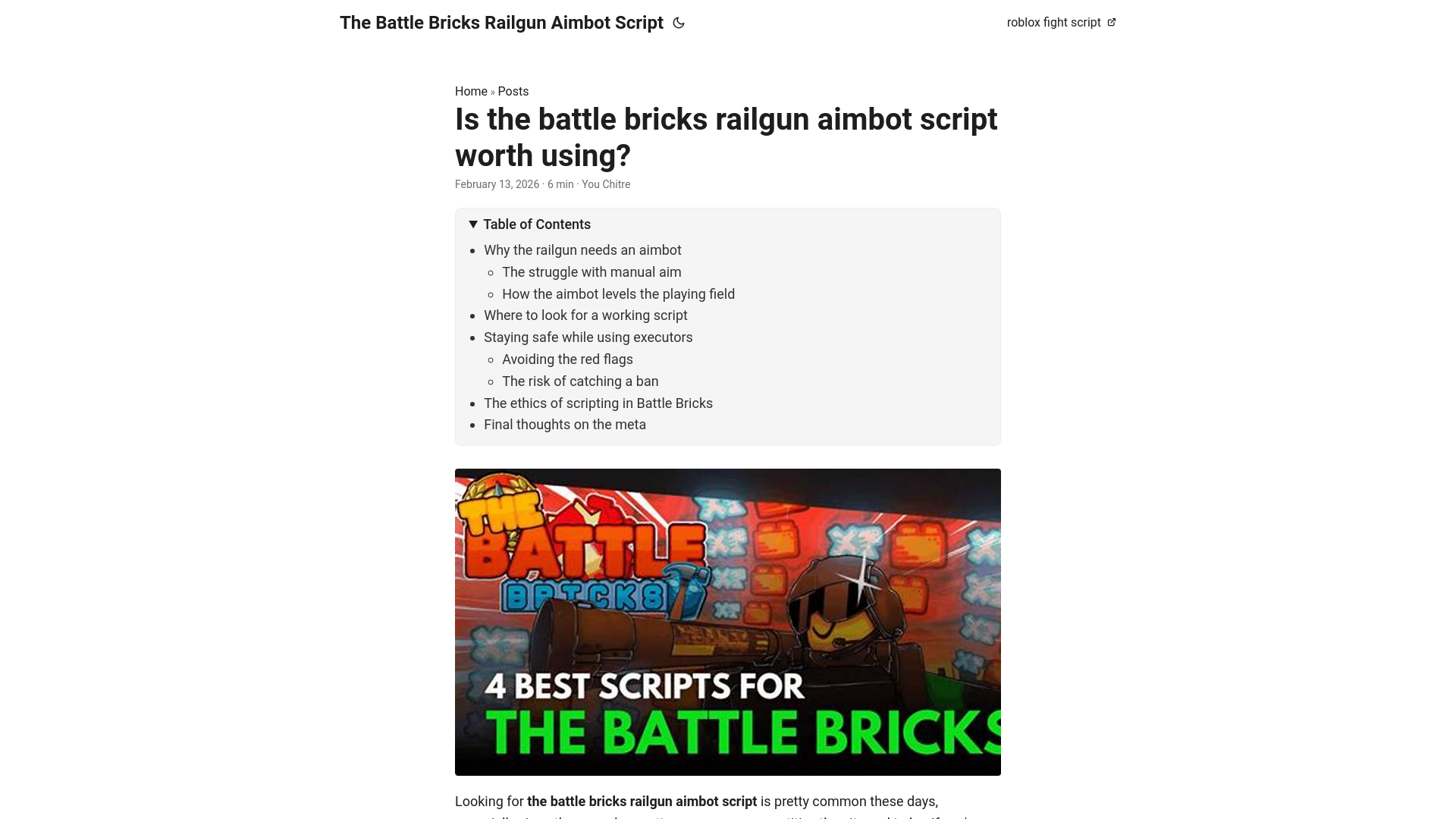 website screenshot of https://the-battle-bricks-railgun-aimbot-script.pages.dev/