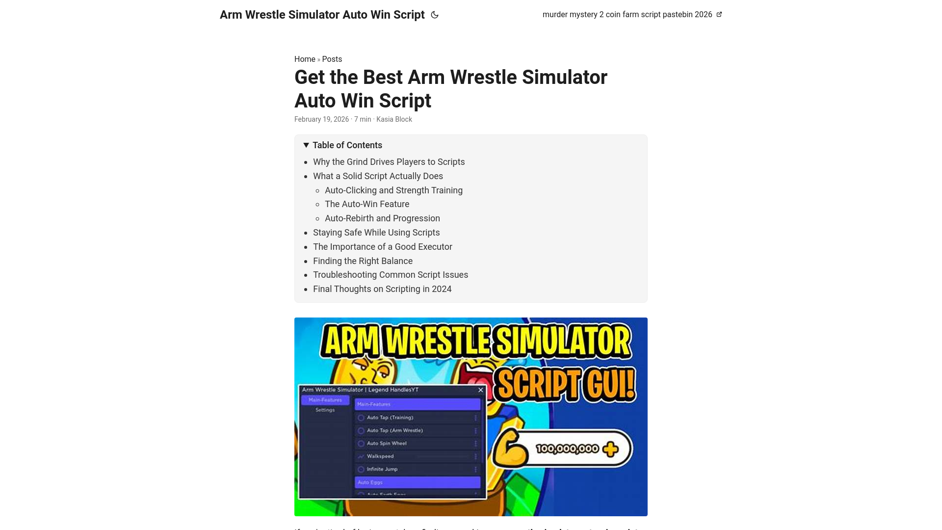 website screenshot of https://arm-wrestle-simulator-auto-win-script.pages.dev/