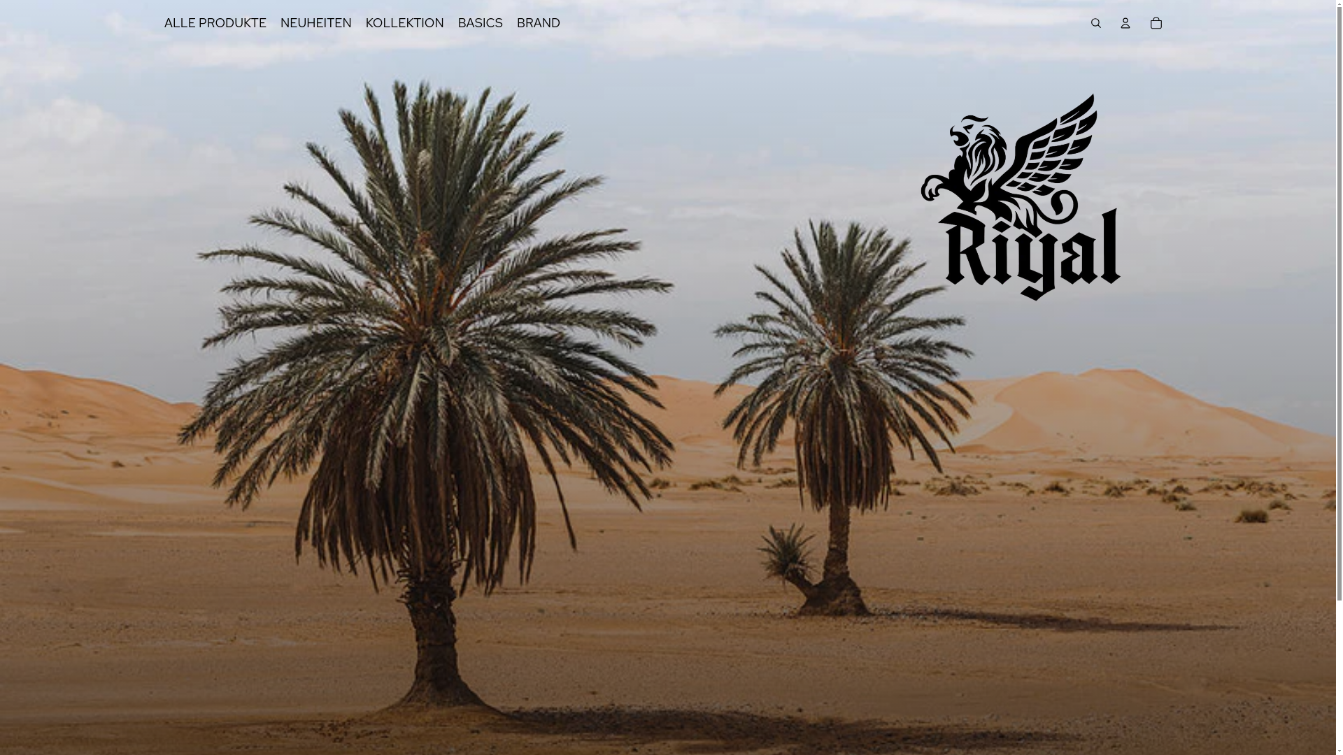 website screenshot of https://riyalclothingworldwide.com/