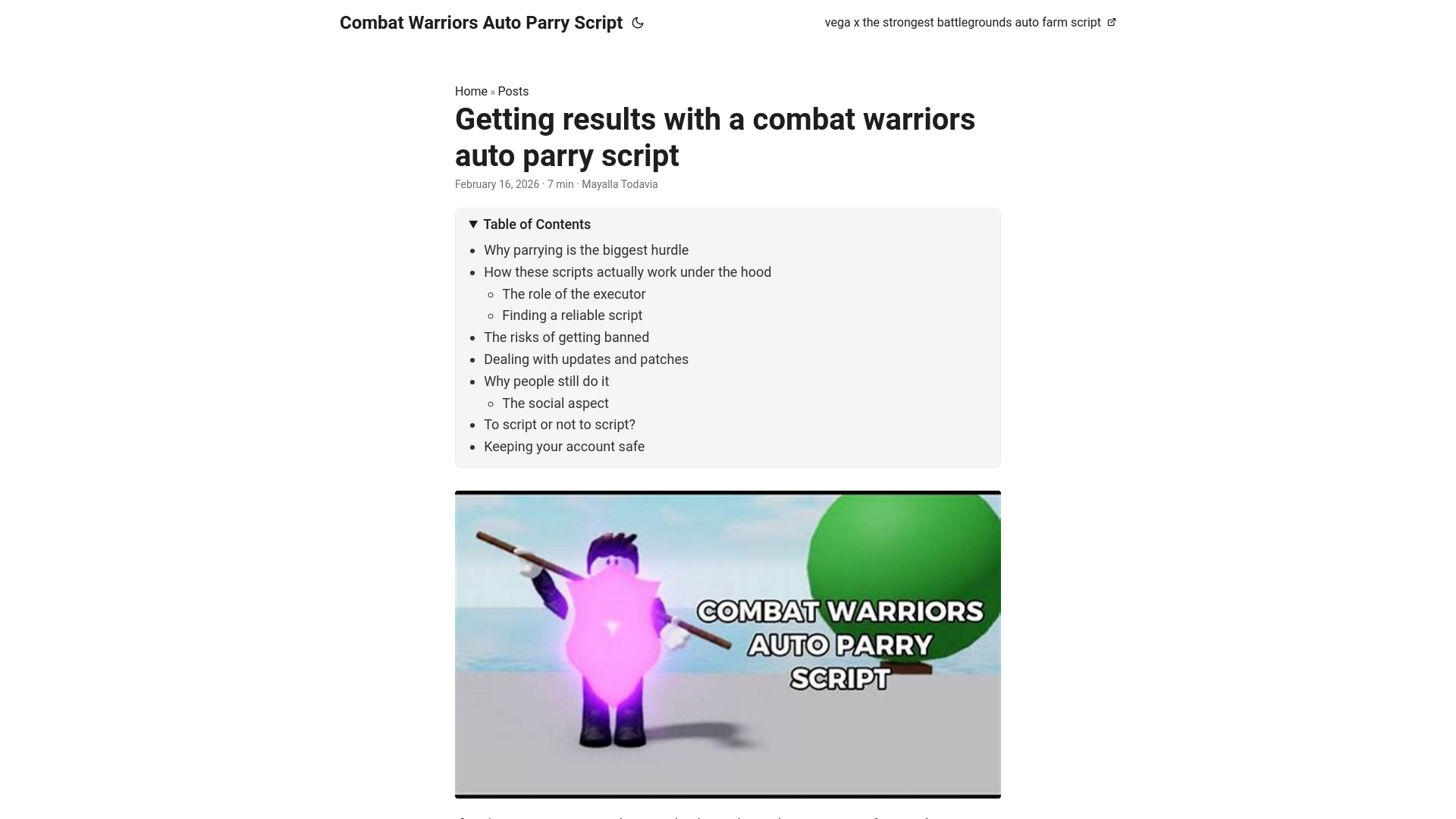 website screenshot of https://combat-warriors-auto-parry-script.pages.dev/