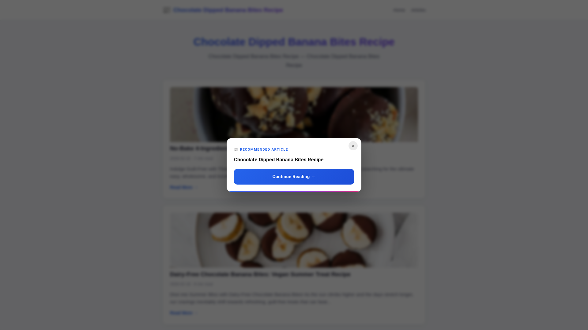 website screenshot of https://chocolate-dipped-banana-bites-recipe.pages.dev/