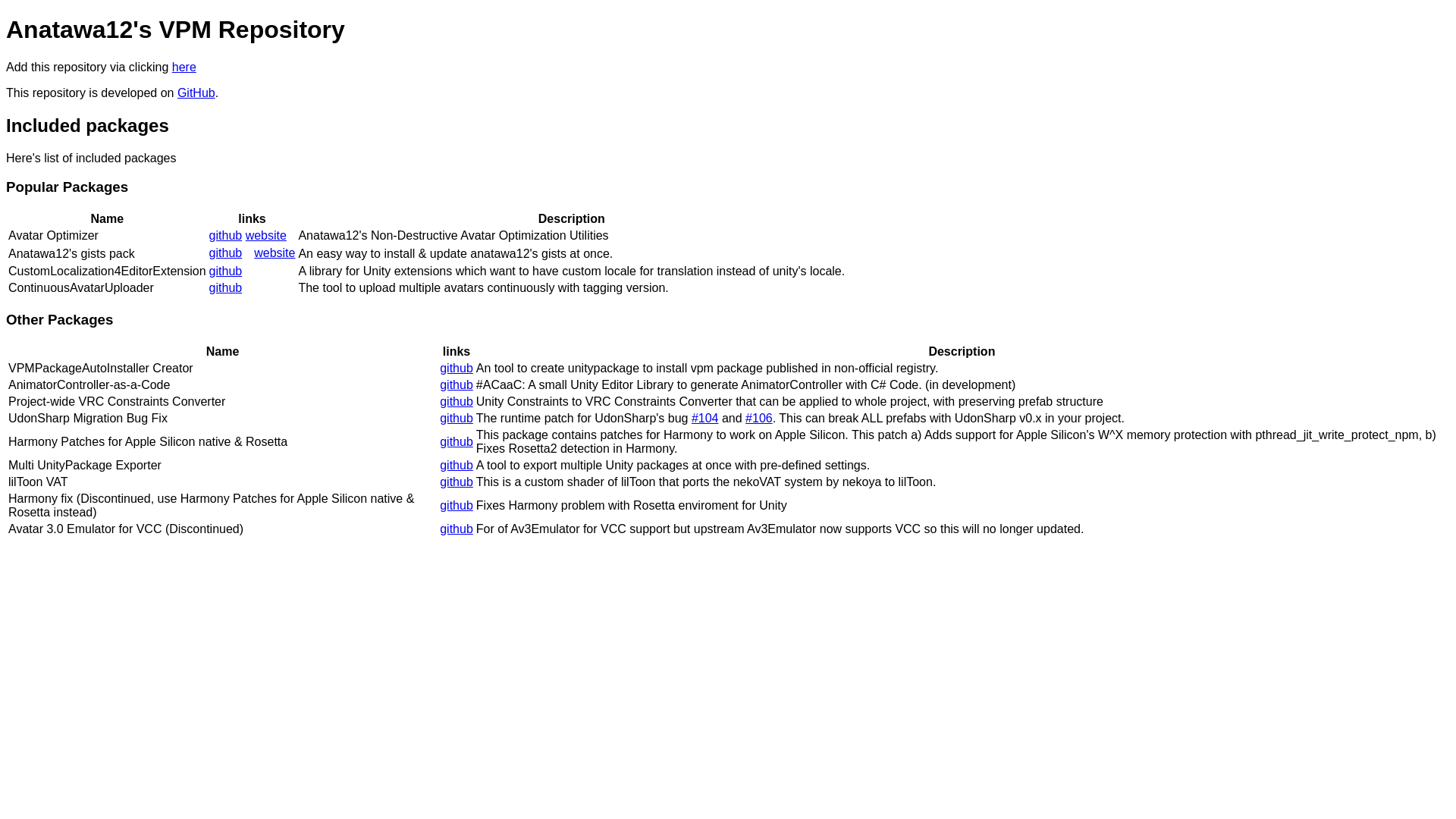 website screenshot of https://vpm-anatawa12-com.pages.dev/