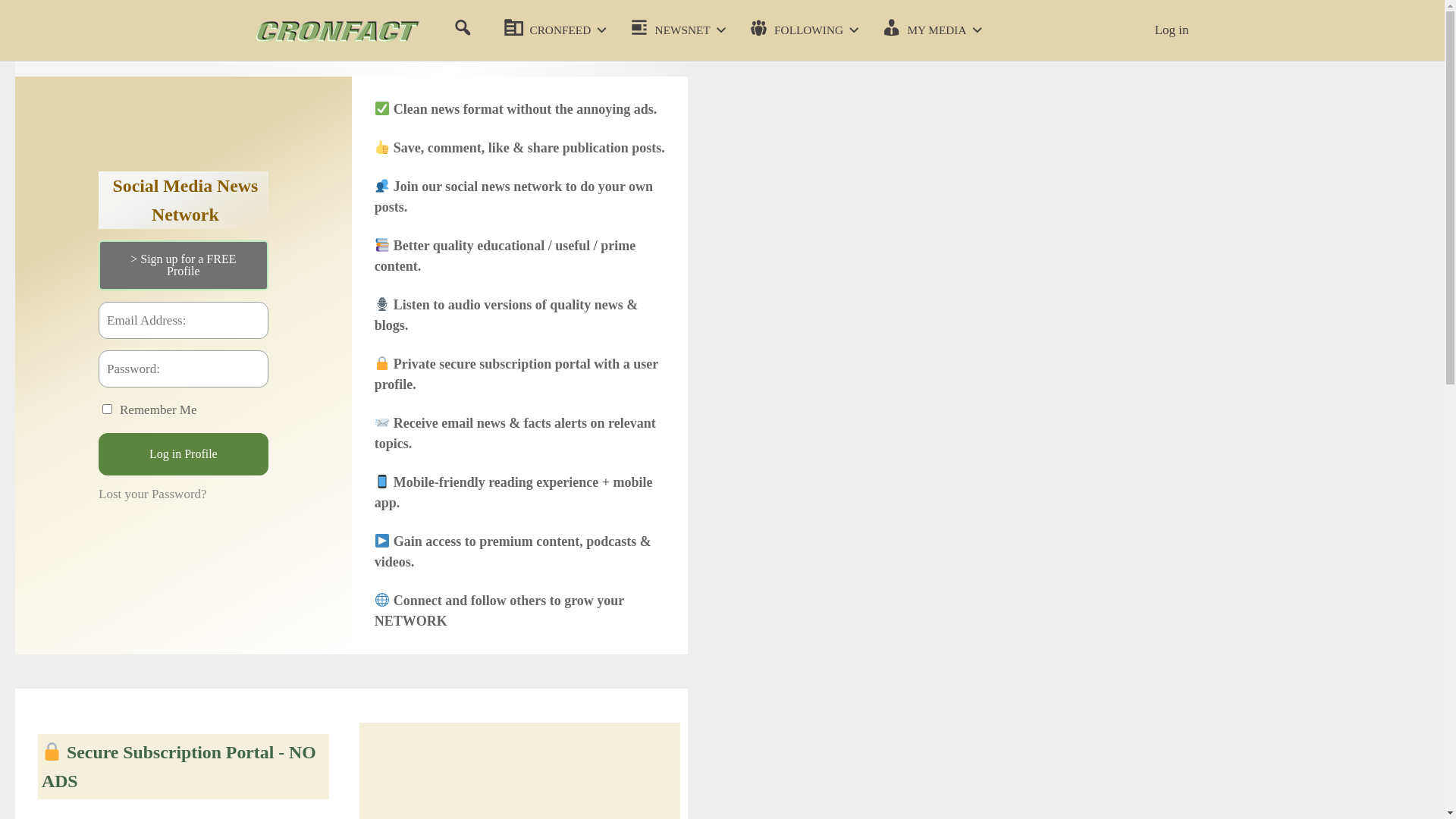 website screenshot of https://cronfact.com/