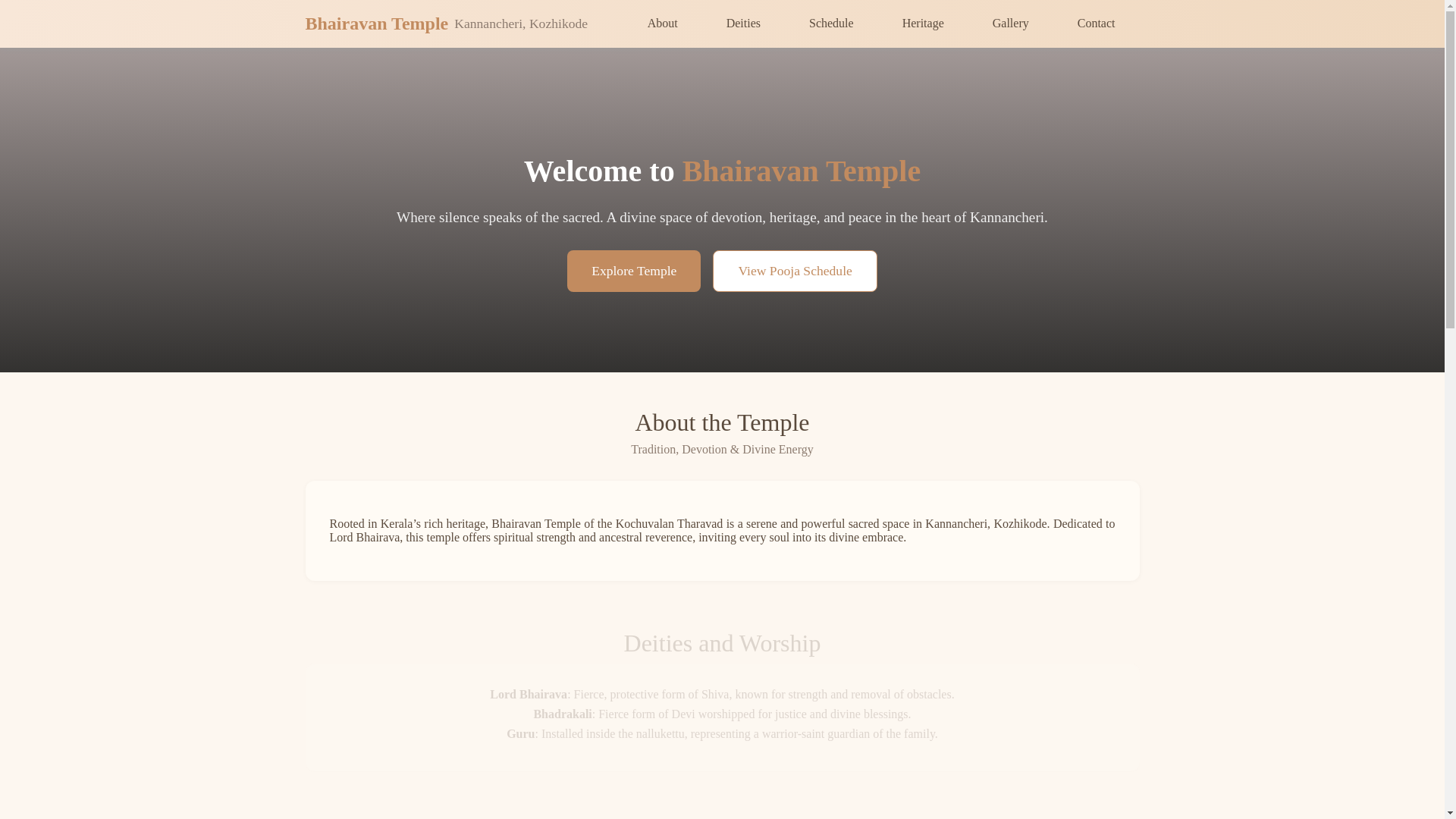 website screenshot of https://kannancheri-bhairavan-temple.pages.dev/