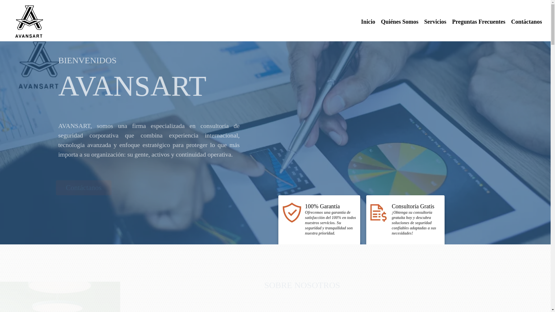 website screenshot of https://avansart.com/