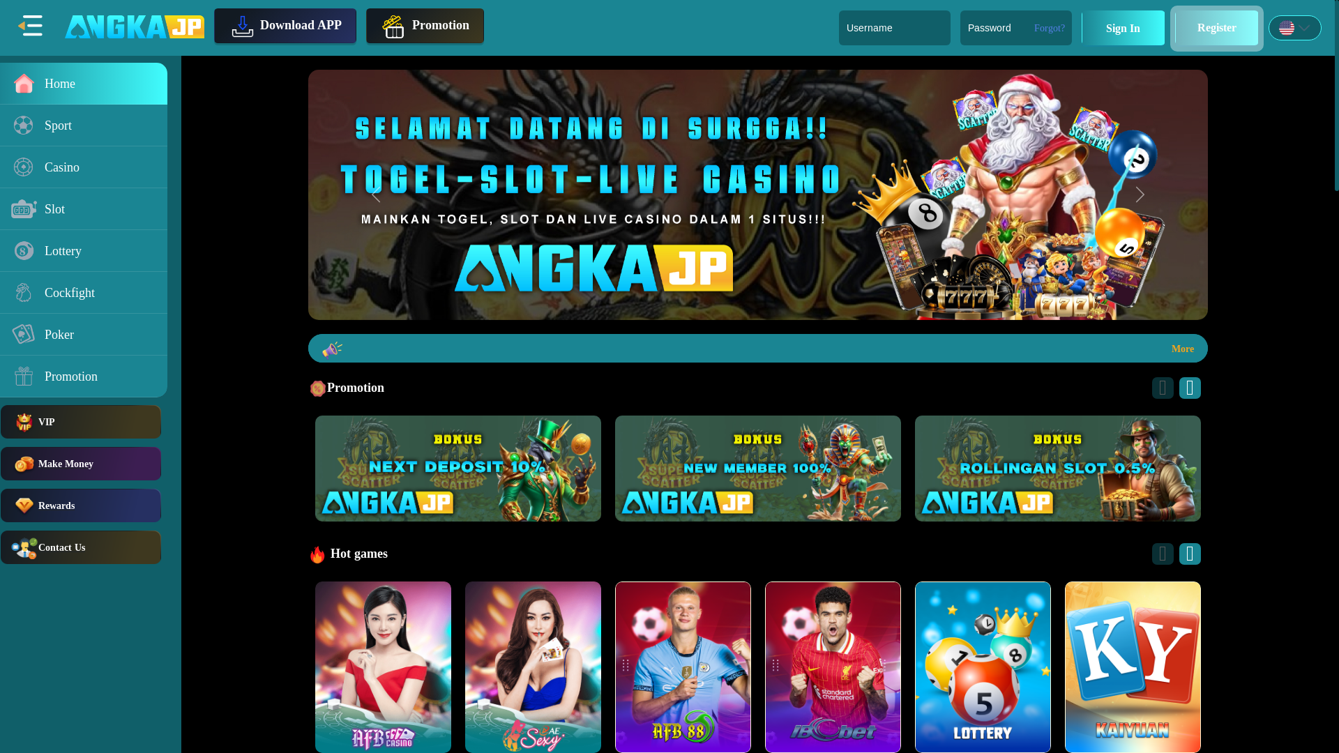 website screenshot of https://angkadajjal.shop/