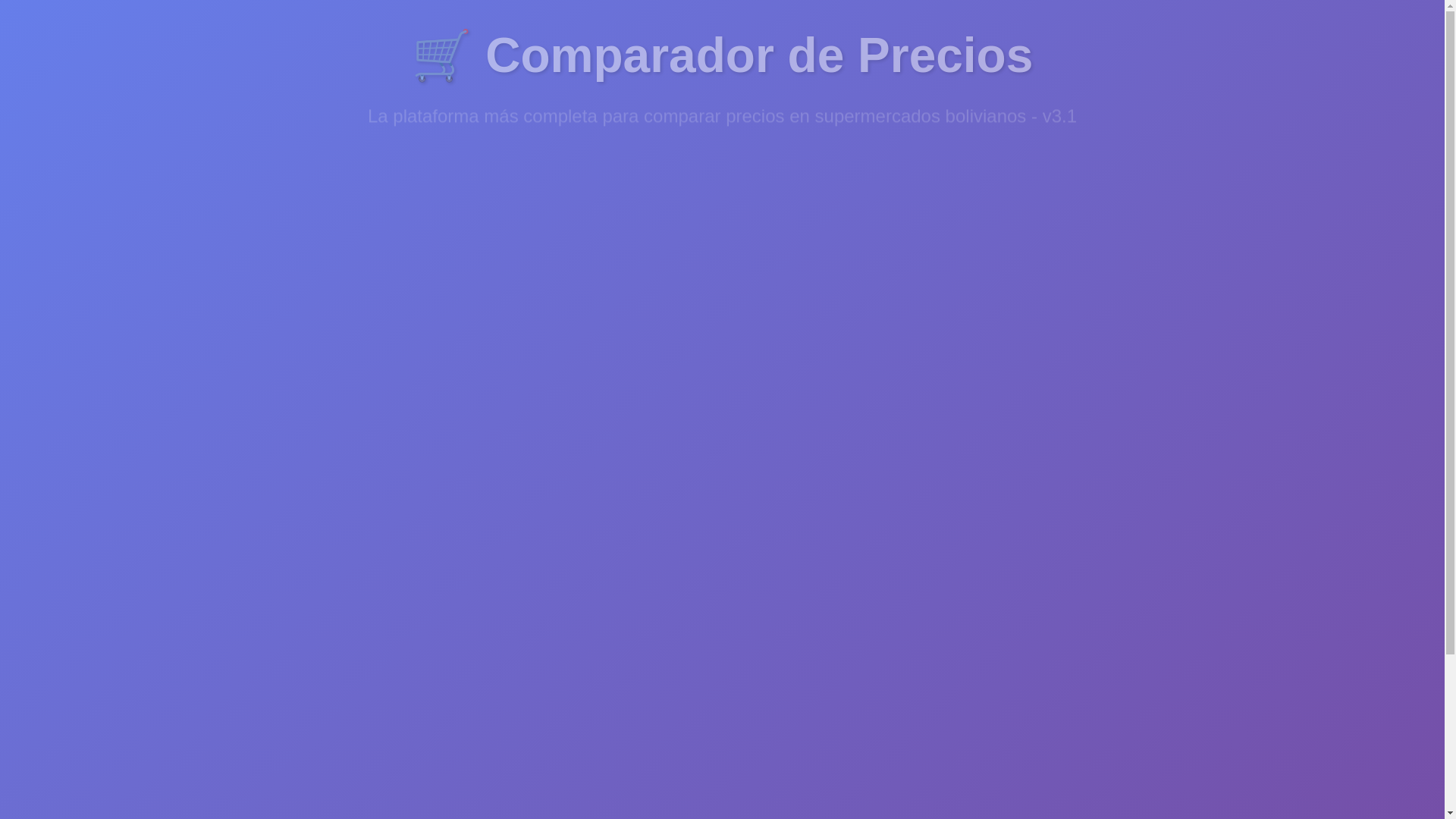 website screenshot of https://comparador-precios-bolivia.pages.dev/