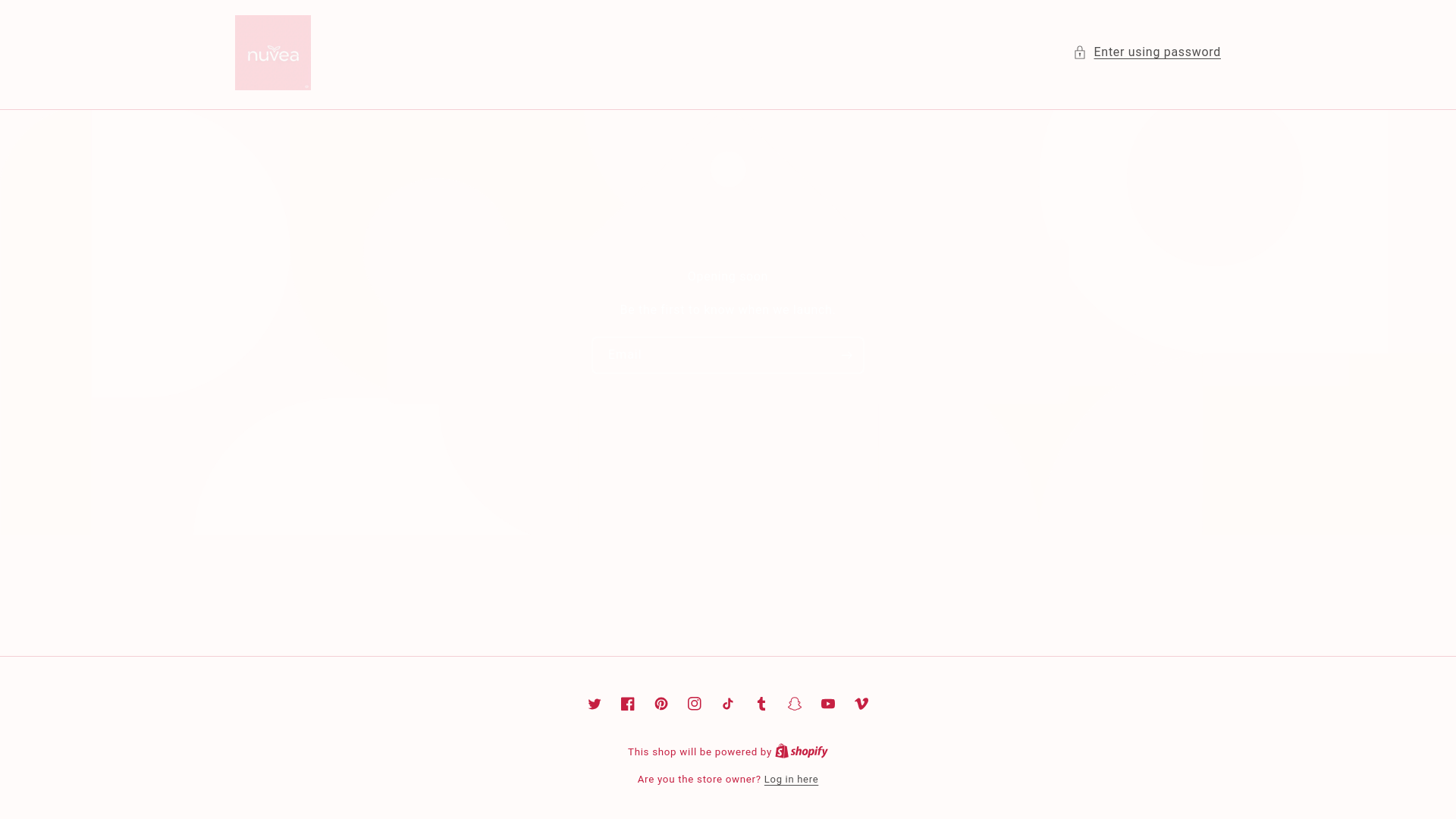 website screenshot of https://nuveahair.com/