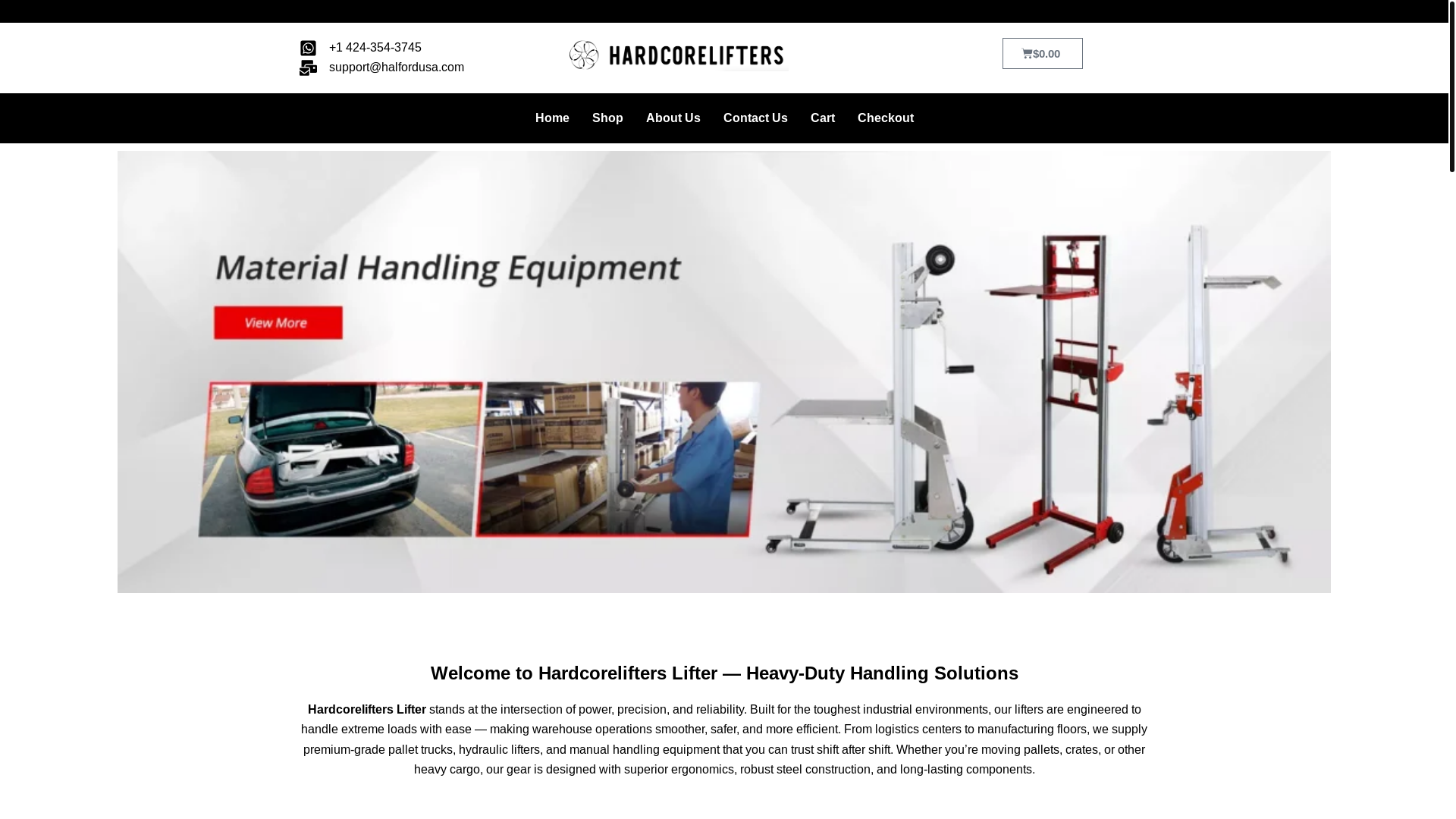 website screenshot of https://halfordusa.com/
