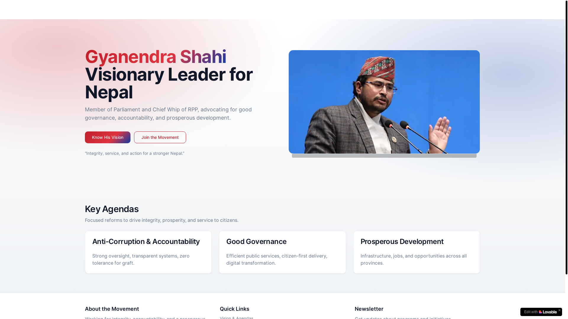 website screenshot of https://gyanendrashahi1.com/