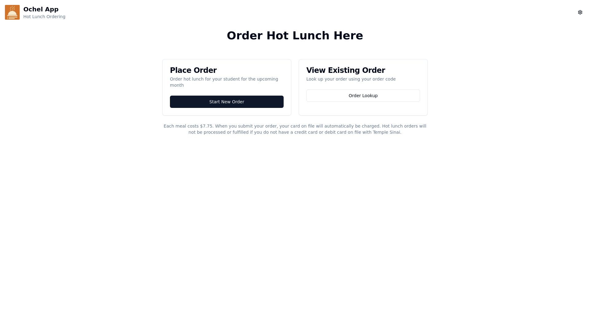 website screenshot of https://ochel.app/