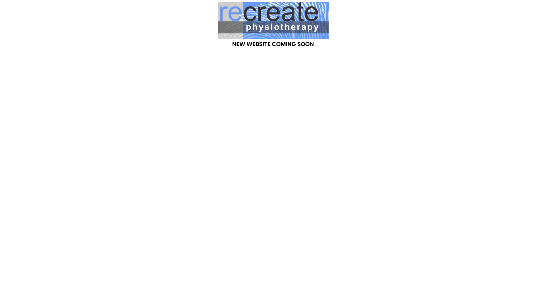 website screenshot of https://recreatephysio.online/