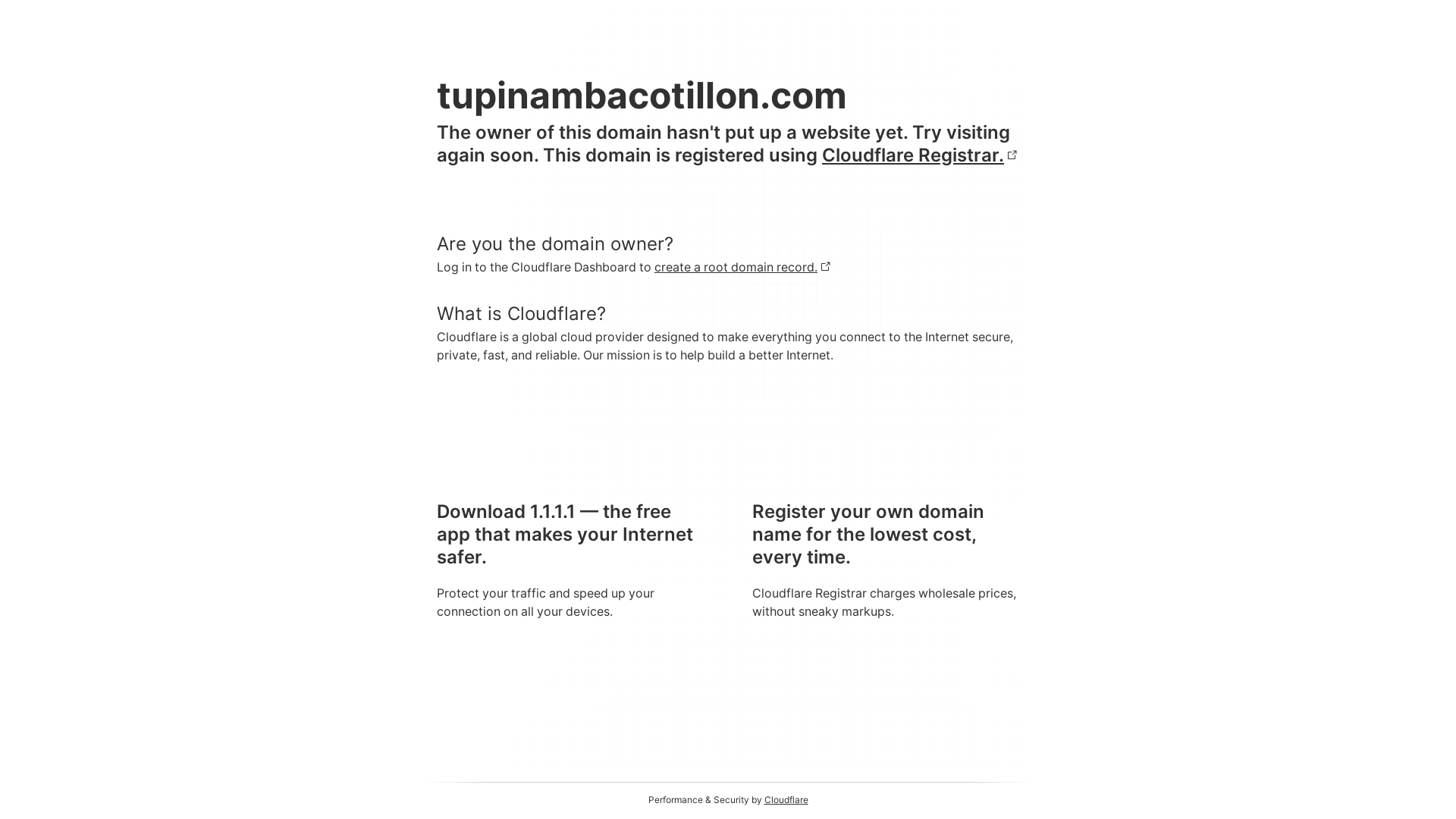 website screenshot of https://tupinambacotillon.com/