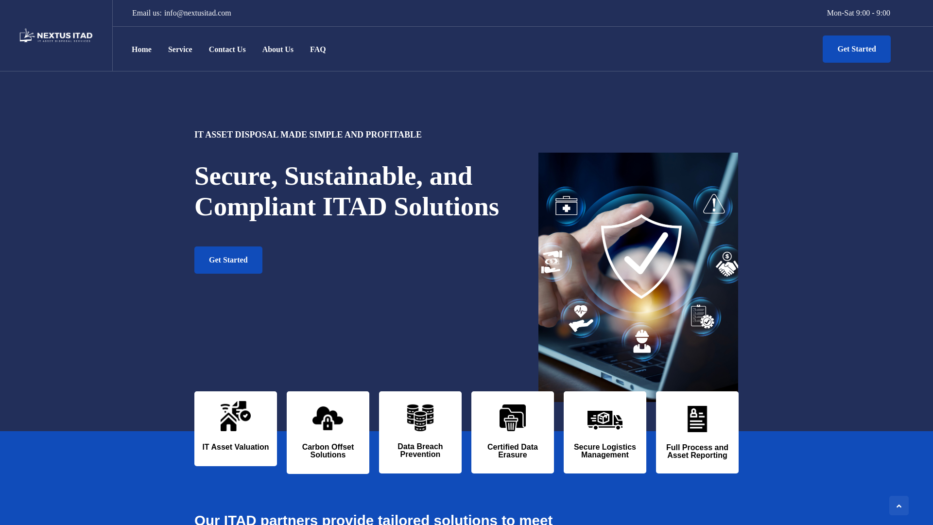 website screenshot of https://nxtinventory.com
