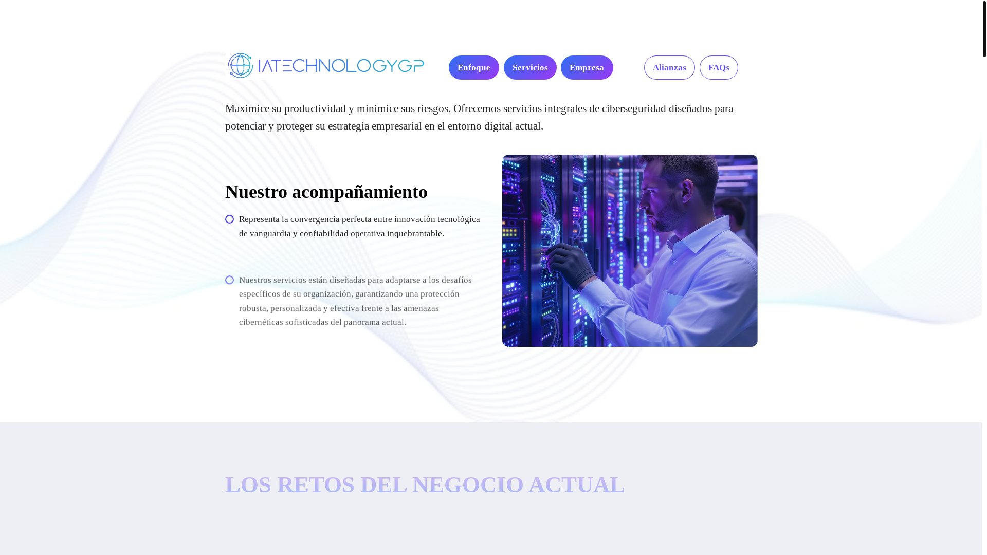 website screenshot of https://iatechnologygp.mx/