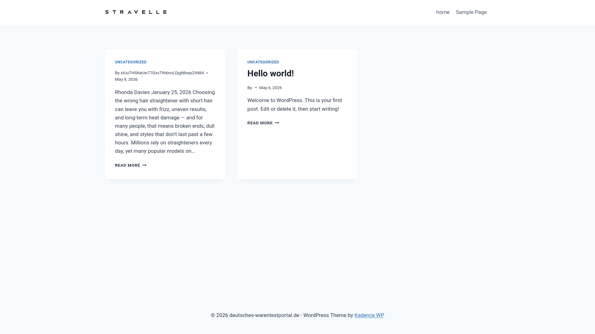 website screenshot of https://deutsches-warentestportal.de/