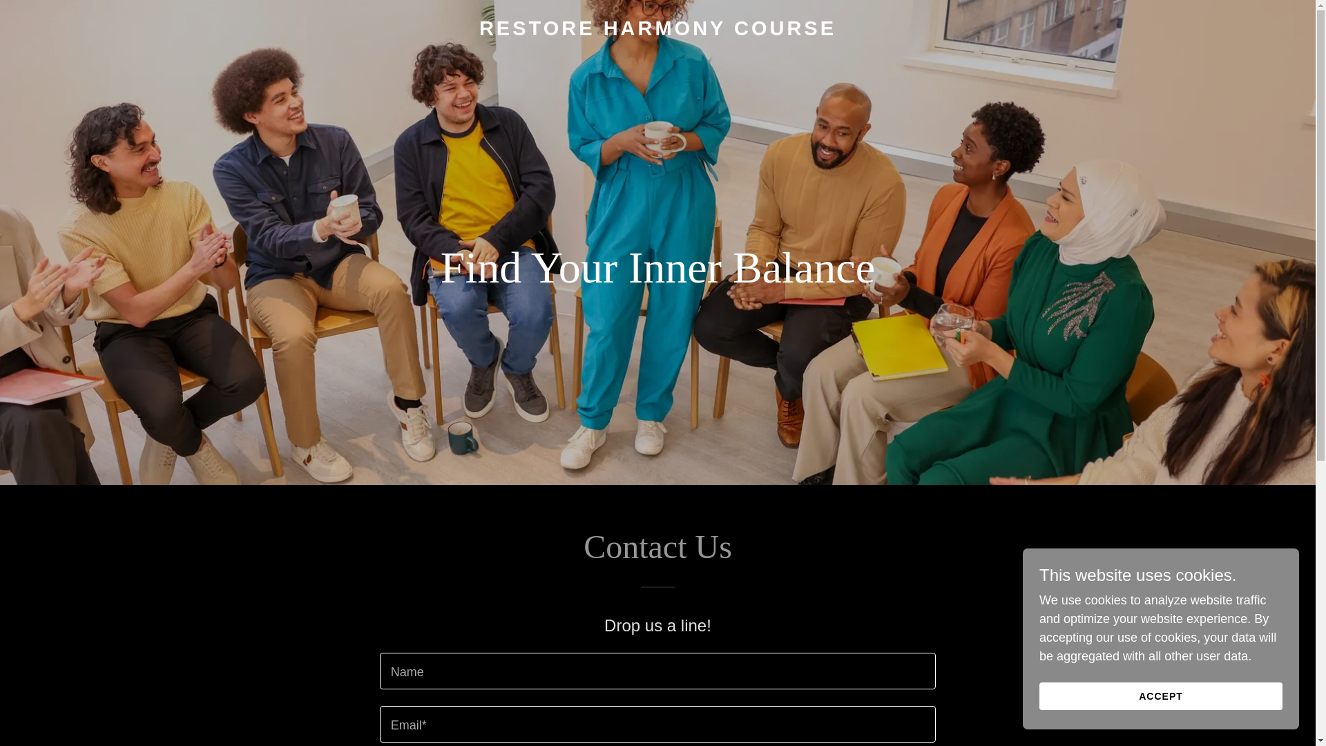 website screenshot of https://restoreharmonycourse.com/