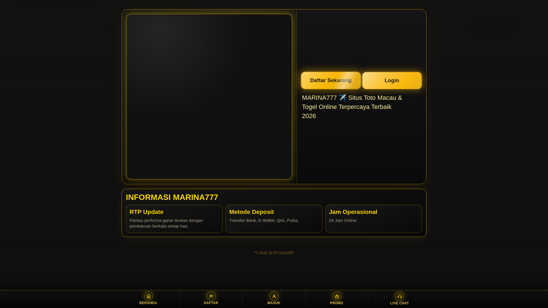 website screenshot of https://marina777-uca.pages.dev/
