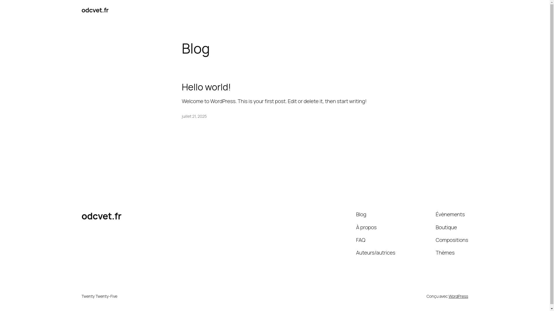 website screenshot of https://odcvet.fr/