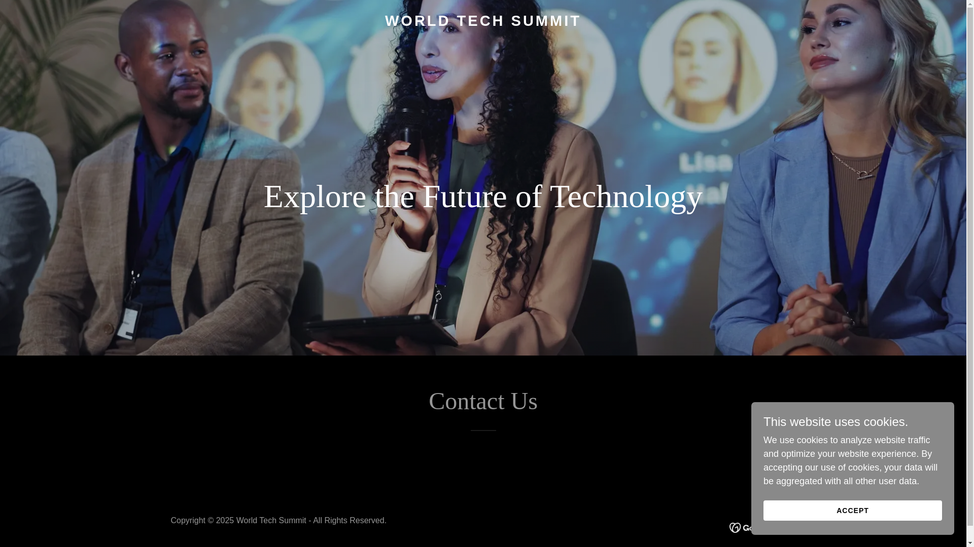 website screenshot of https://worldtechsummit.org/