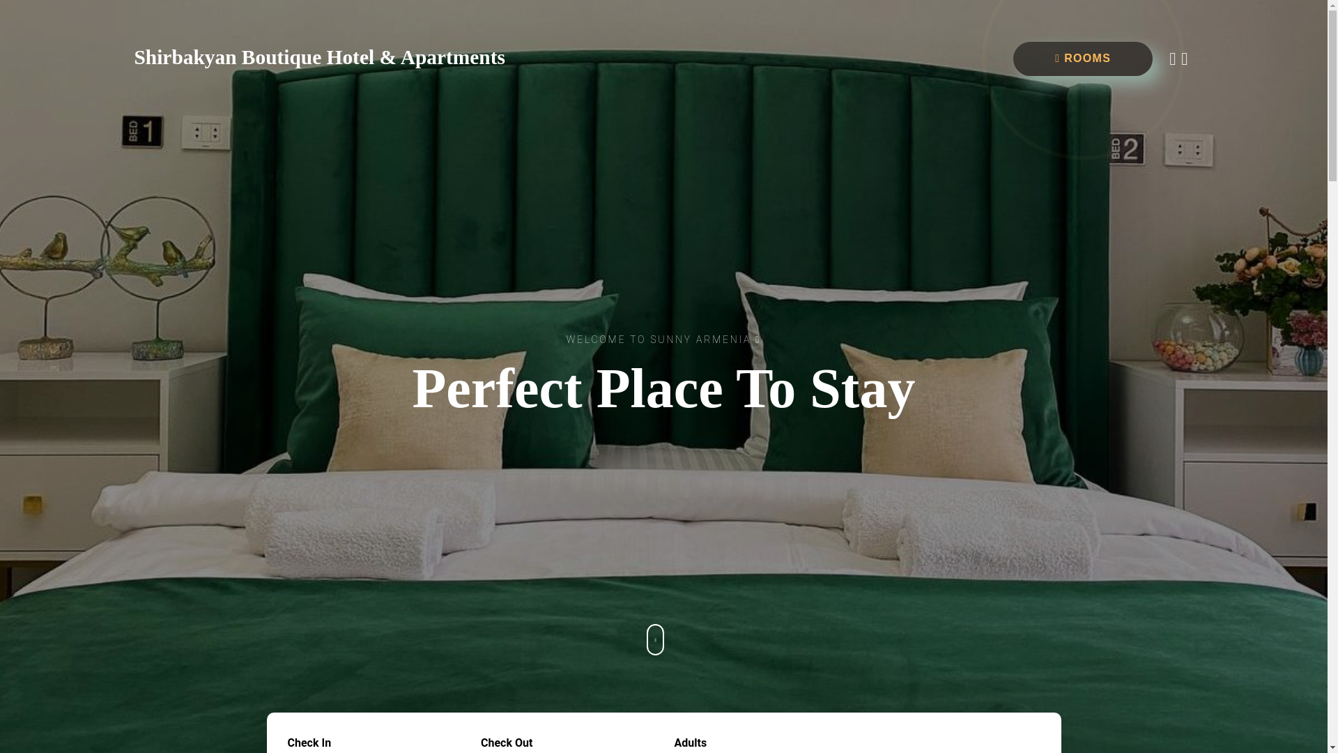 website screenshot of https://shirbakyan.am/