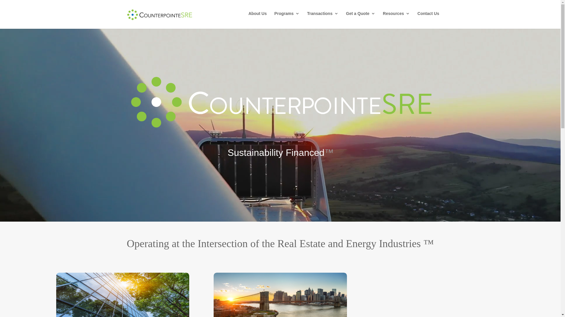 website screenshot of http://www.counterpointesre.com/
