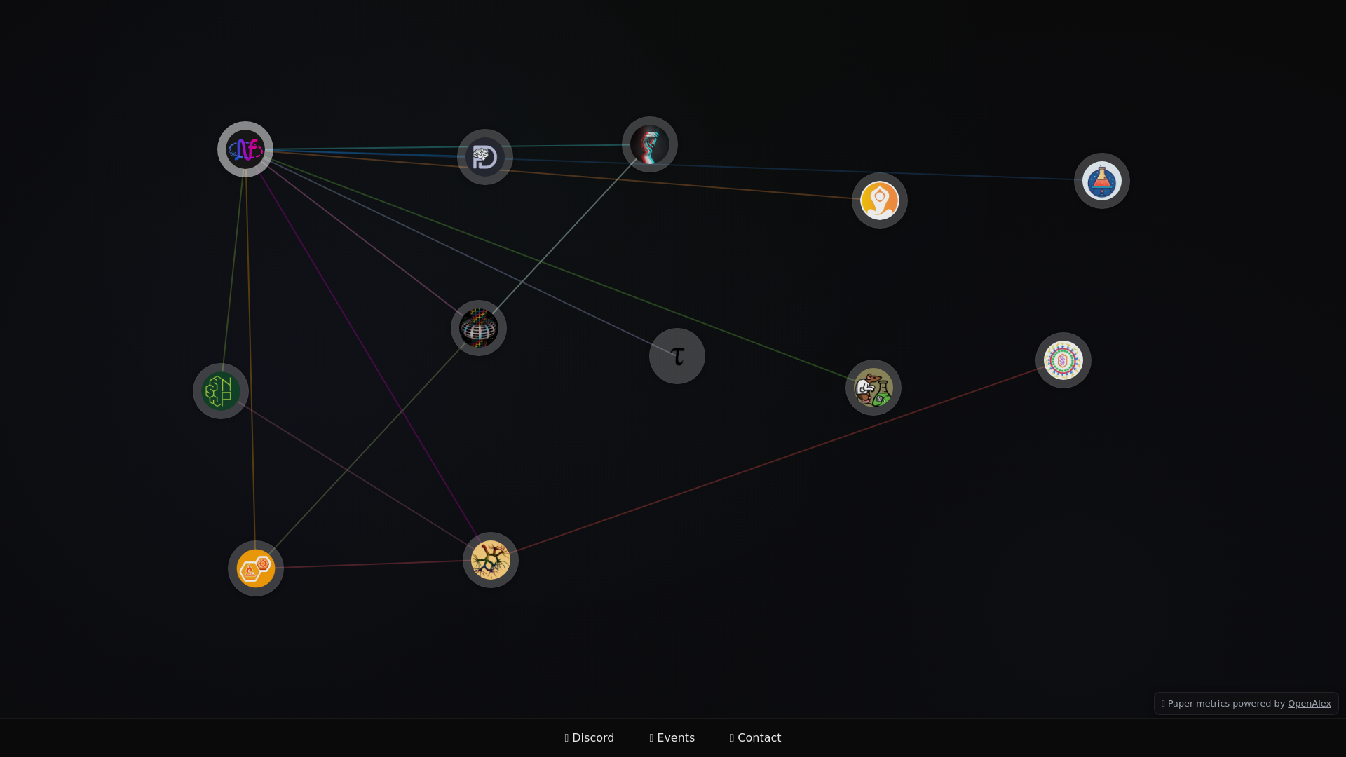 website screenshot of https://neurofields.org/