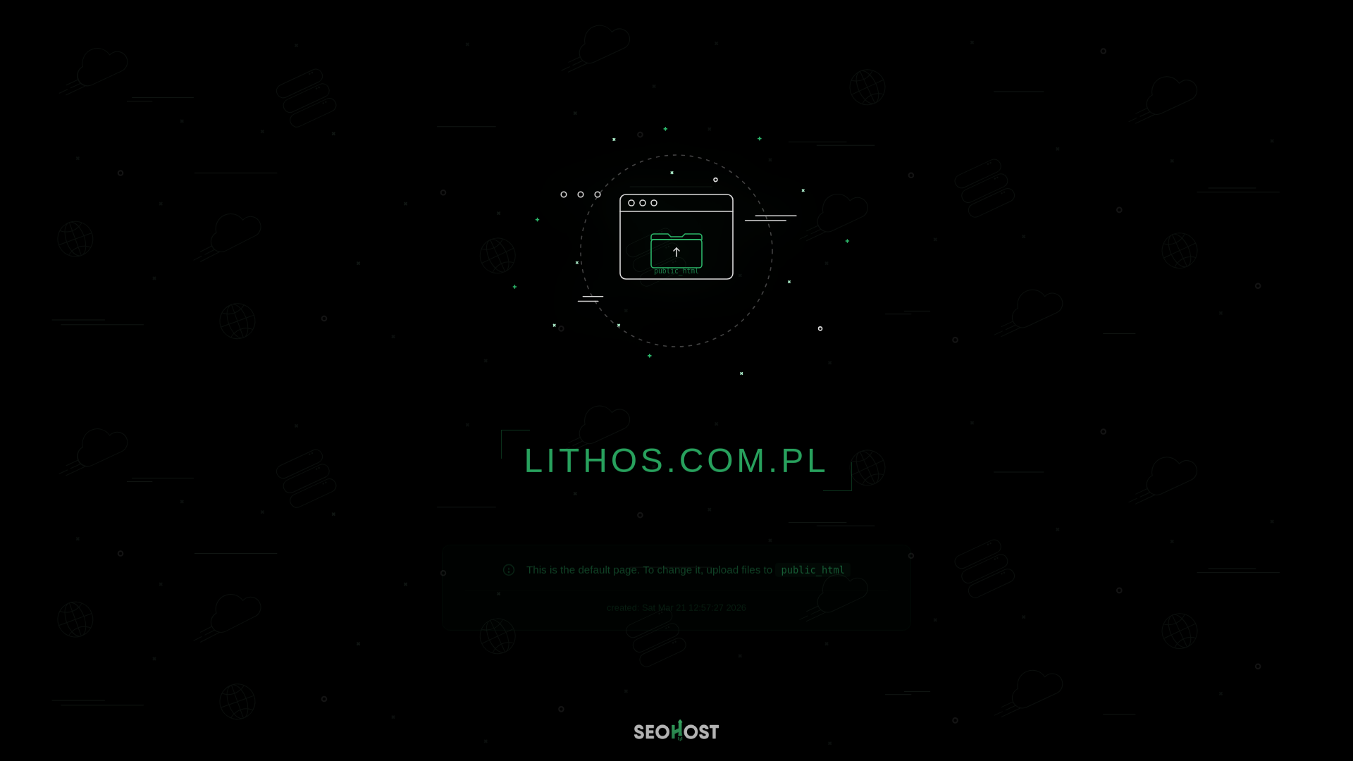 website screenshot of https://lithos.com.pl/