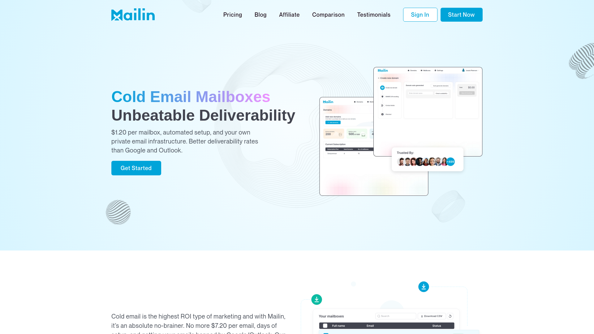website screenshot of https://getrno1digital.co