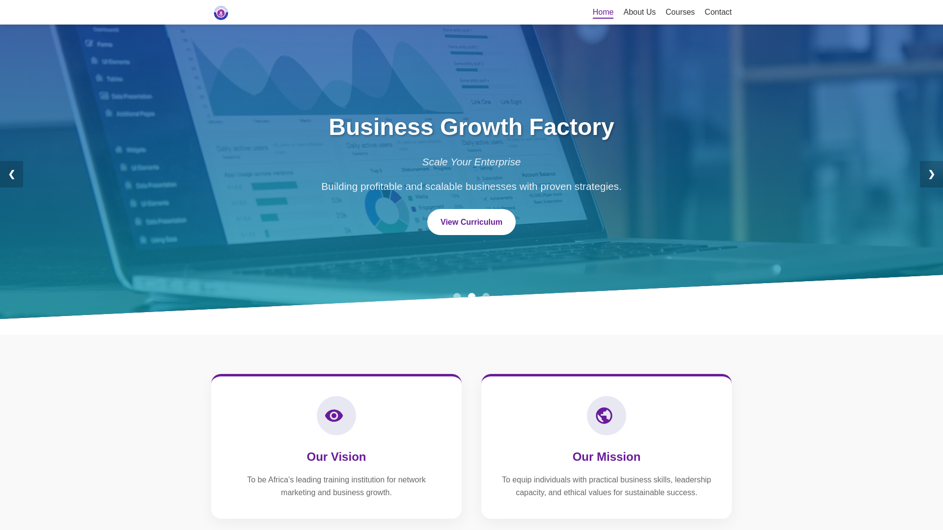 website screenshot of https://bus-school-trae-demo.pages.dev/