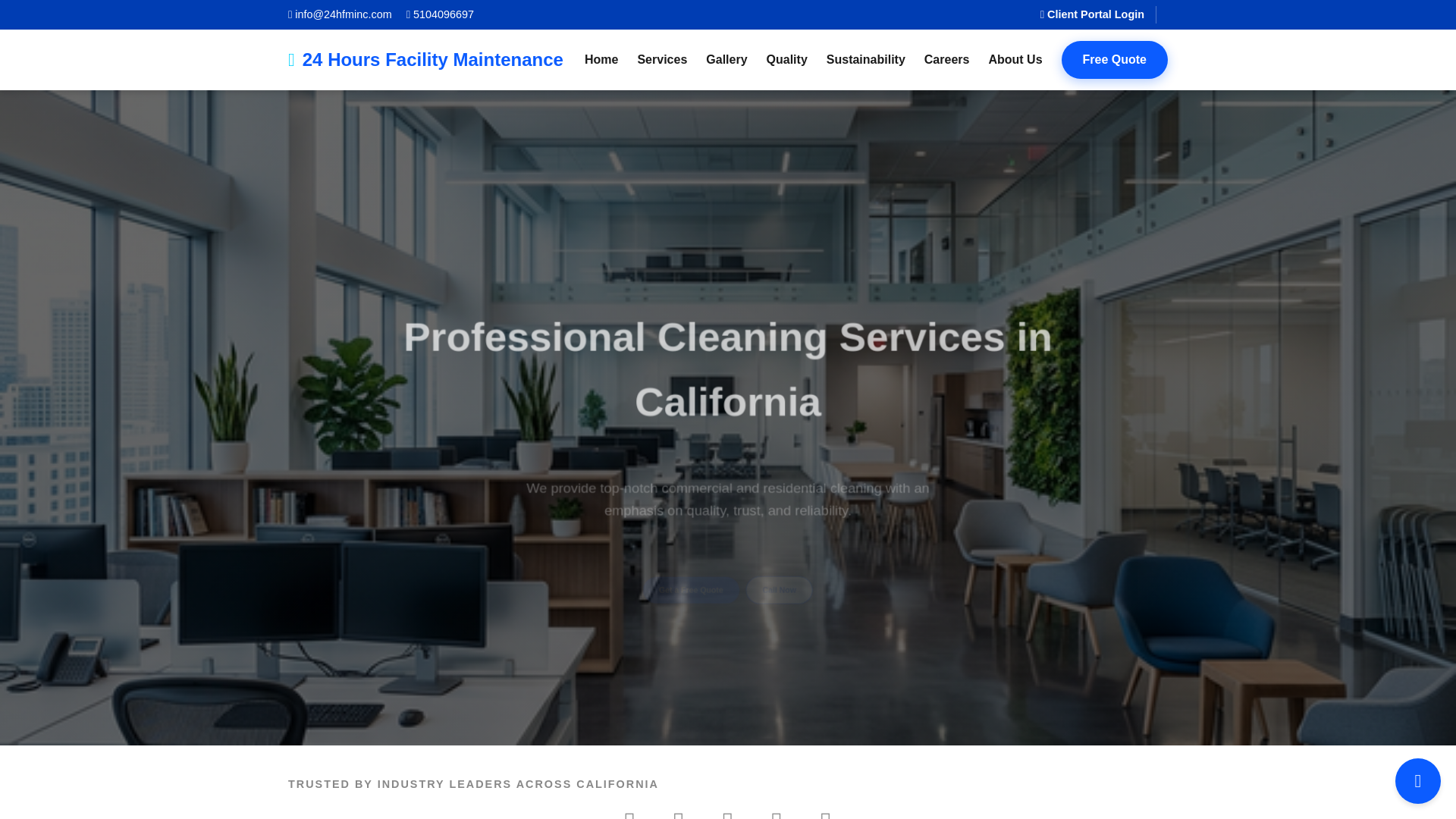 website screenshot of https://24hoursfacilitymaintenance.com/